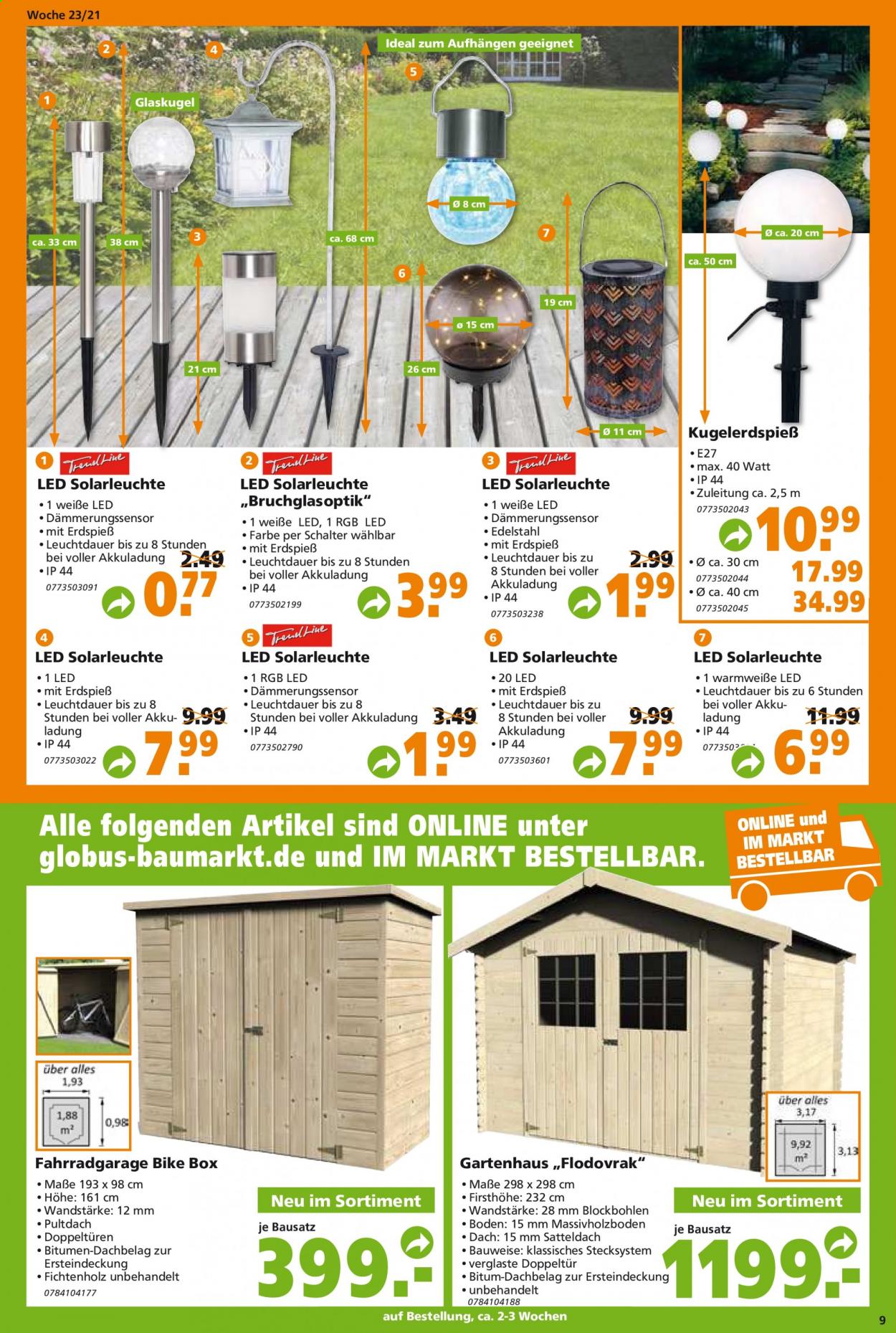 Globus Baumarkt Prospekte  - 8.06.2021 - 15.06.2021. Seite 9