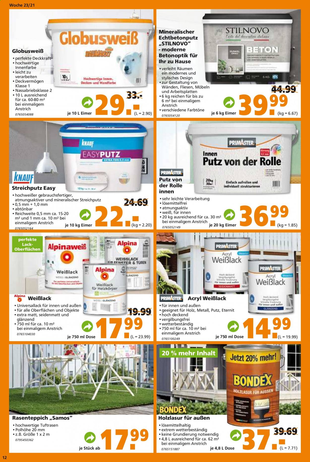 Globus Baumarkt Prospekte  - 8.06.2021 - 15.06.2021. Seite 12