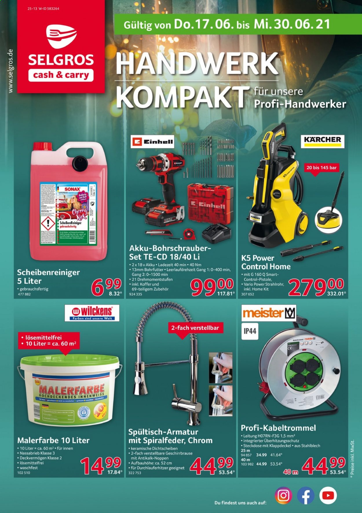 Selgros Prospekte  - 17.06.2021 - 30.06.2021. Seite 1