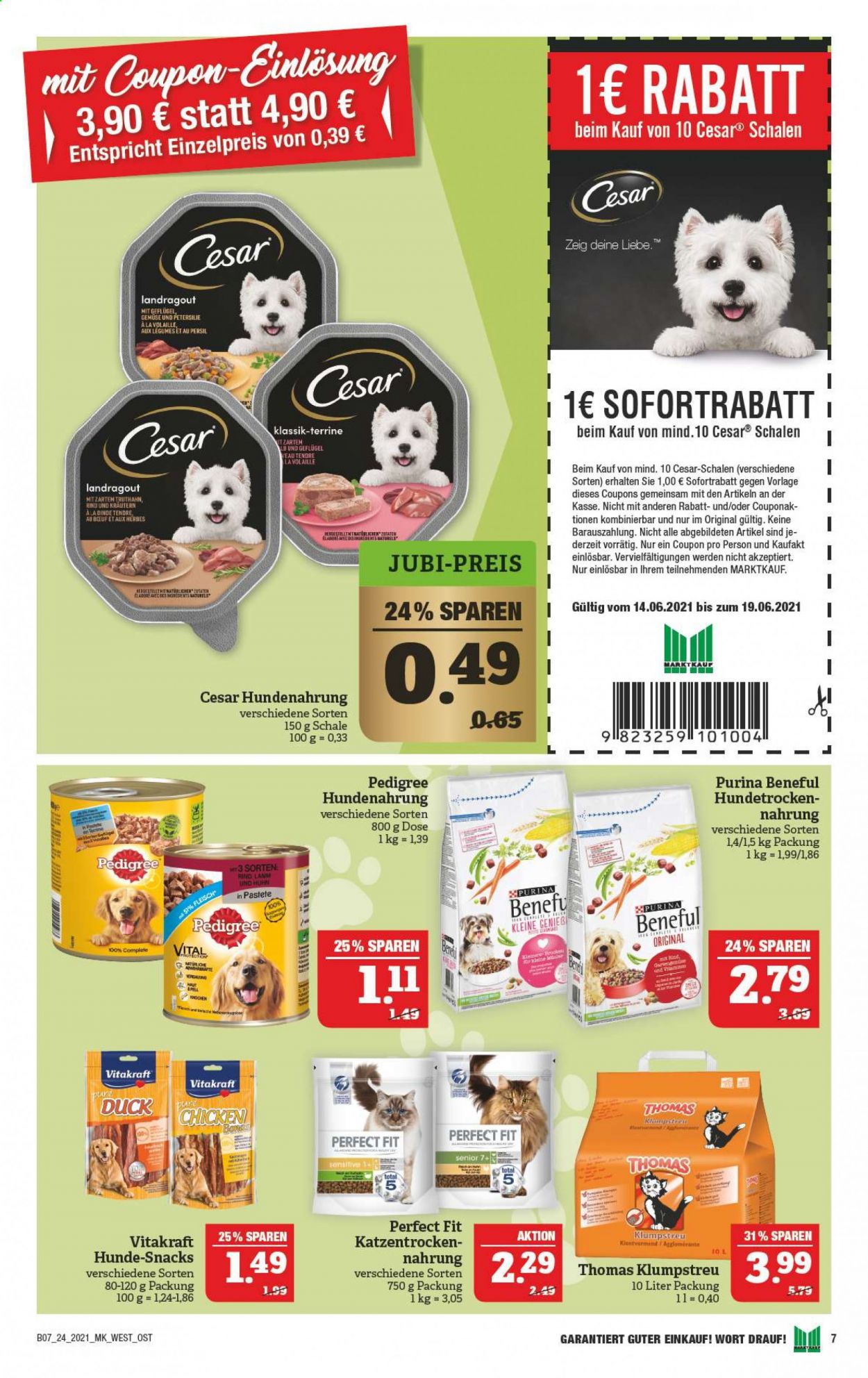 Marktkauf Prospekte  - 14.06.2021 - 19.06.2021. Seite 43