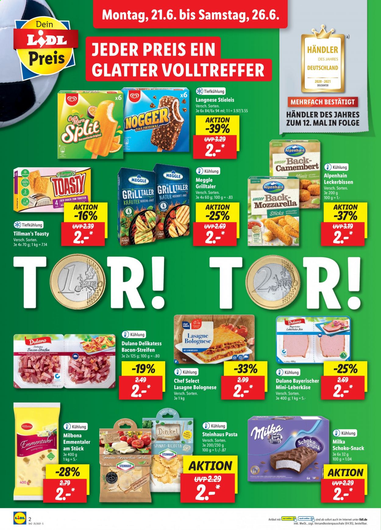 Lidl Prospekte  - 21.06.2021 - 26.06.2021. Seite 2
