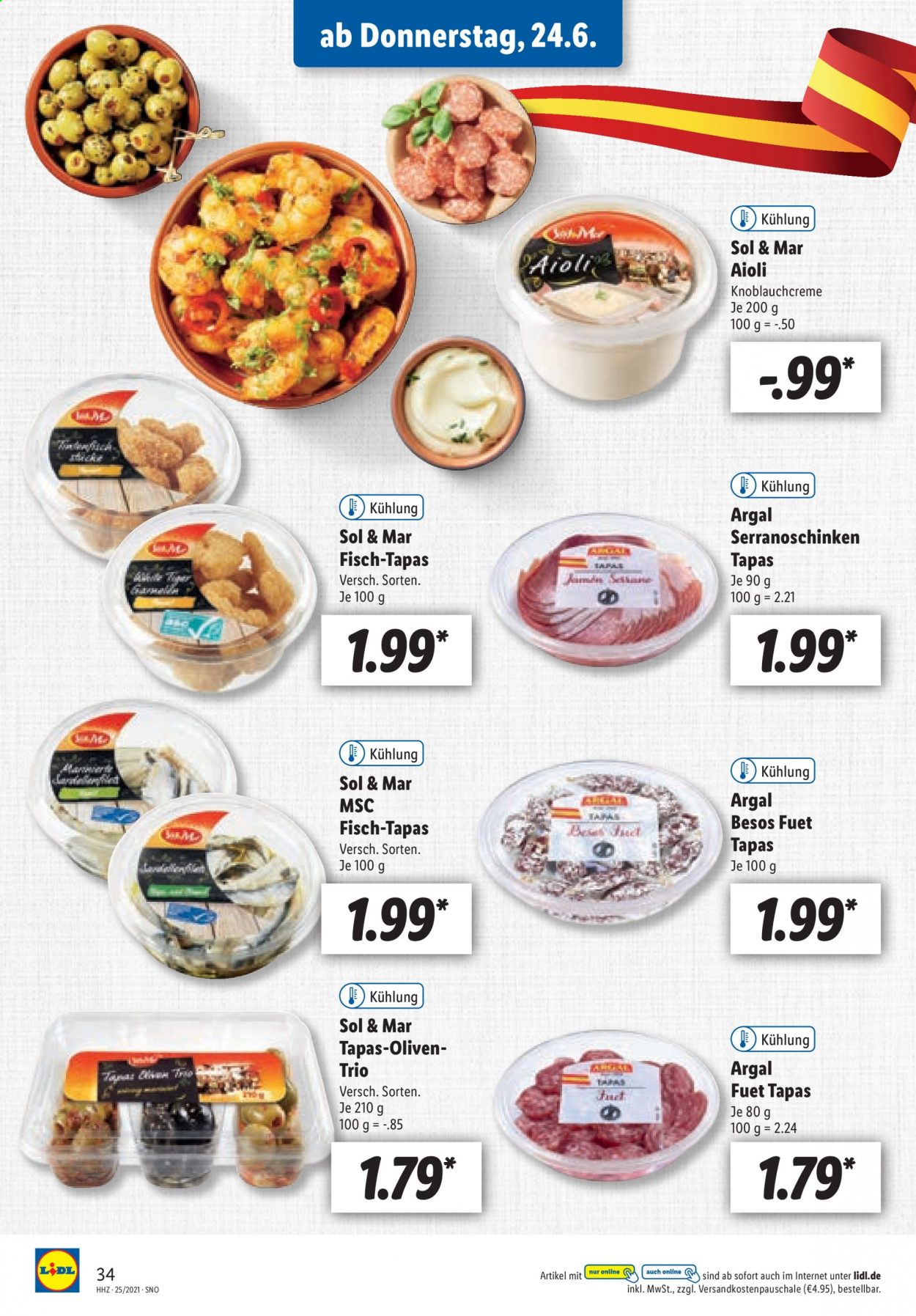 Lidl Prospekte  - 21.06.2021 - 26.06.2021. Seite 34