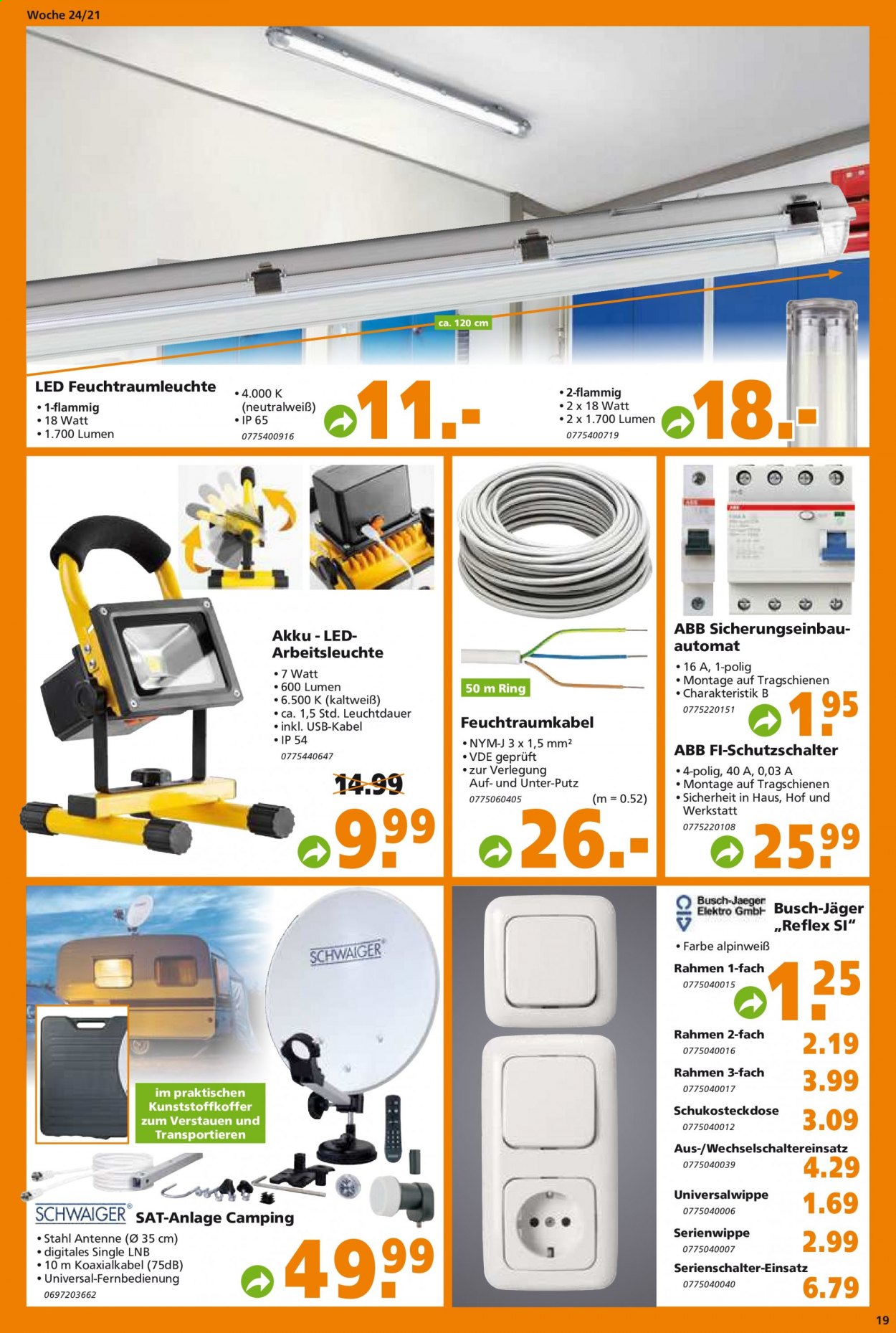Globus Baumarkt Prospekte  - 14.06.2021 - 19.06.2021. Seite 19