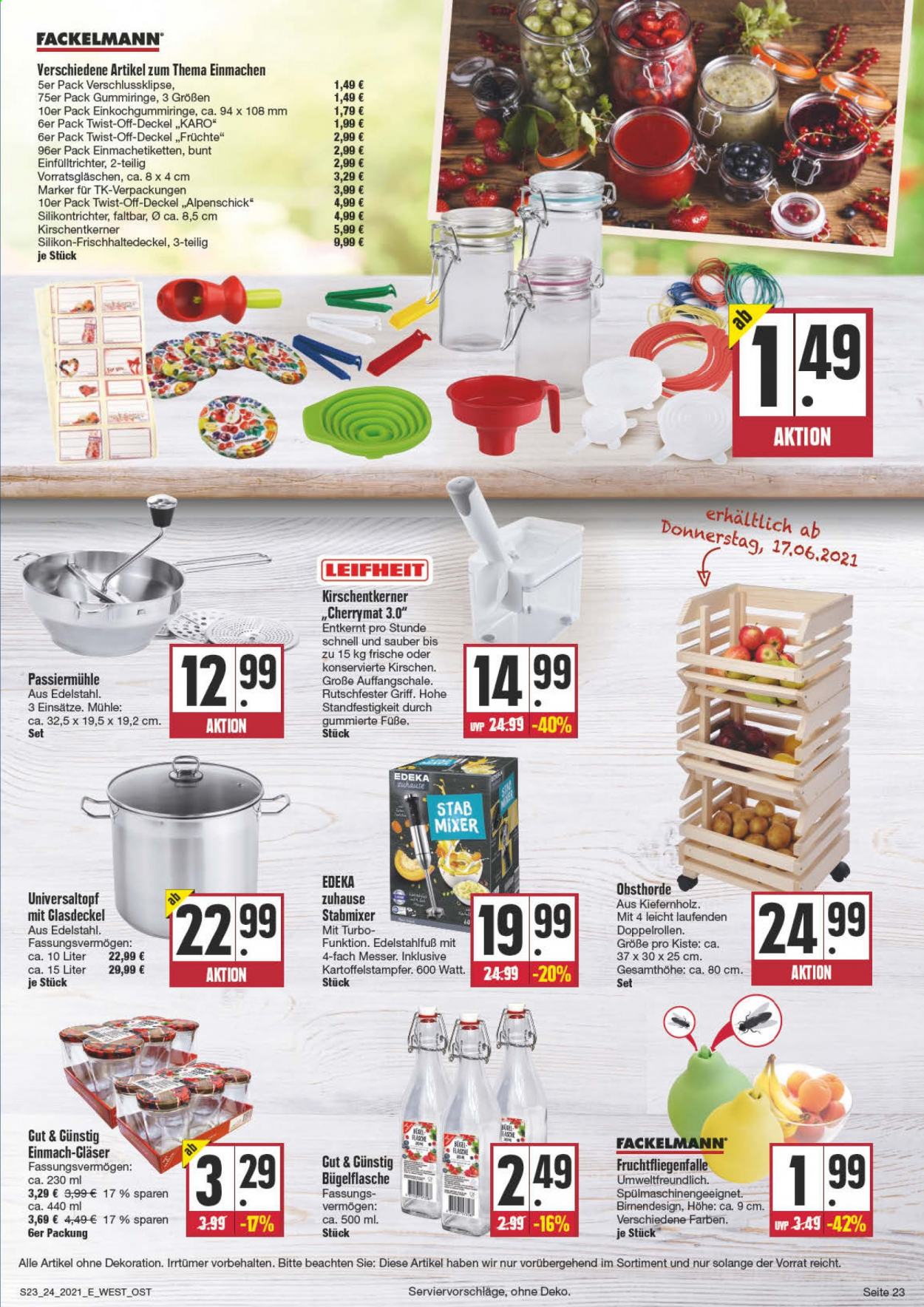 Edeka Prospekte  - 14.06.2021 - 19.06.2021. Seite 23