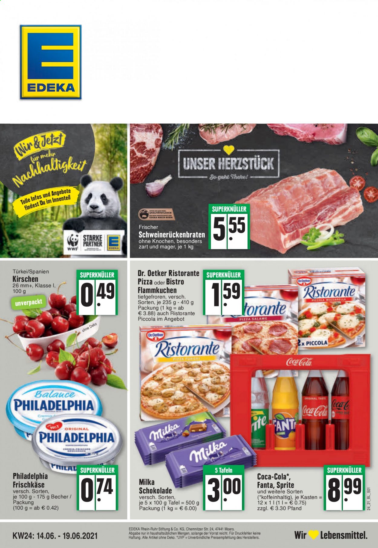 Edeka Prospekte  - 14.06.2021 - 19.06.2021. Seite 1