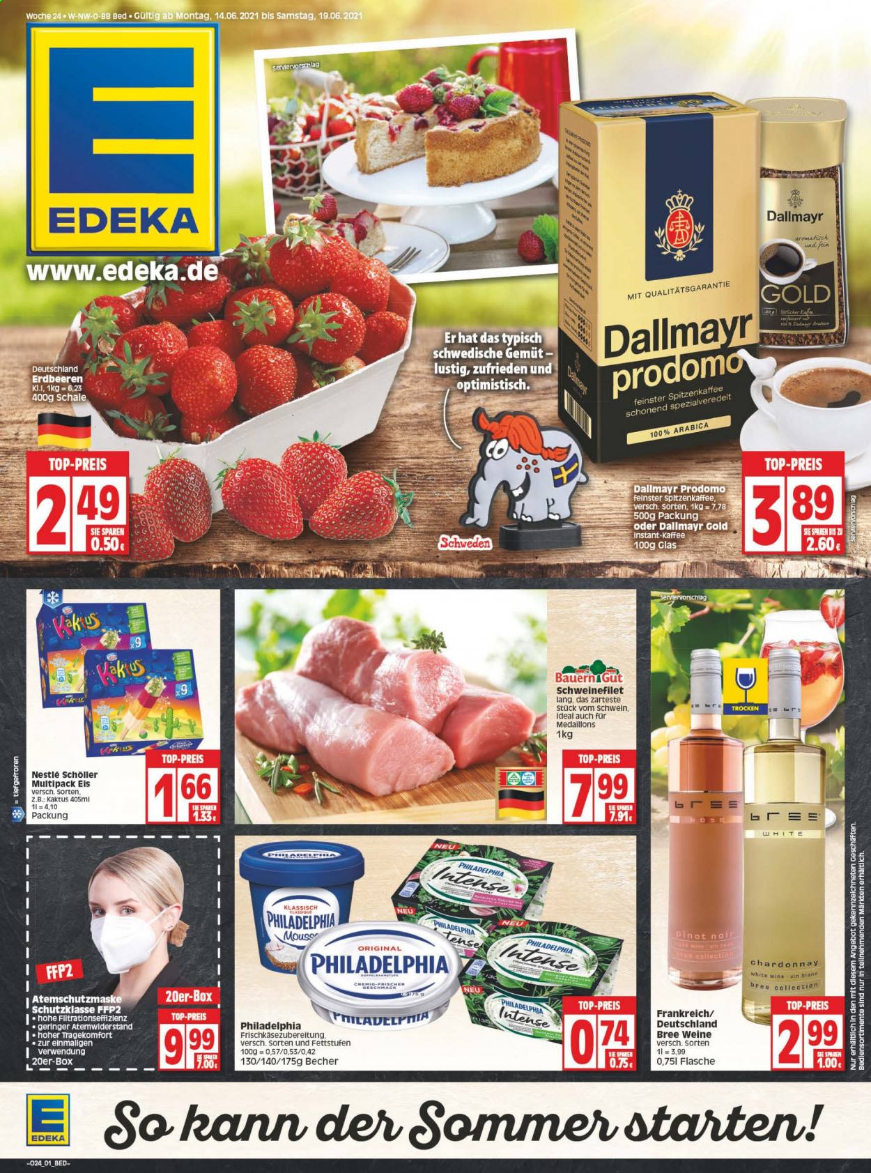 Edeka Prospekte  - 14.06.2021 - 19.06.2021. Seite 1