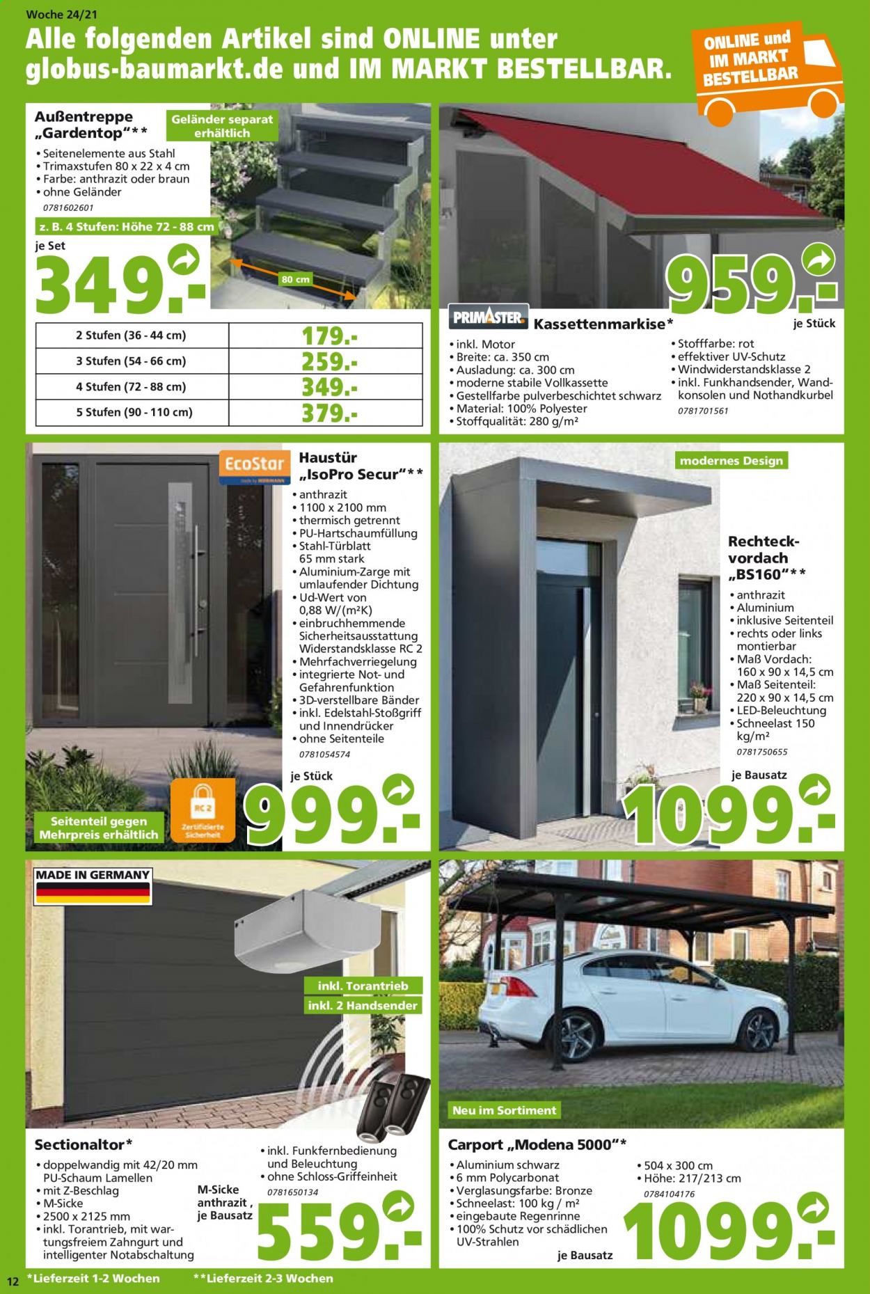 Globus Baumarkt Prospekte  - 14.06.2021 - 19.06.2021. Seite 12