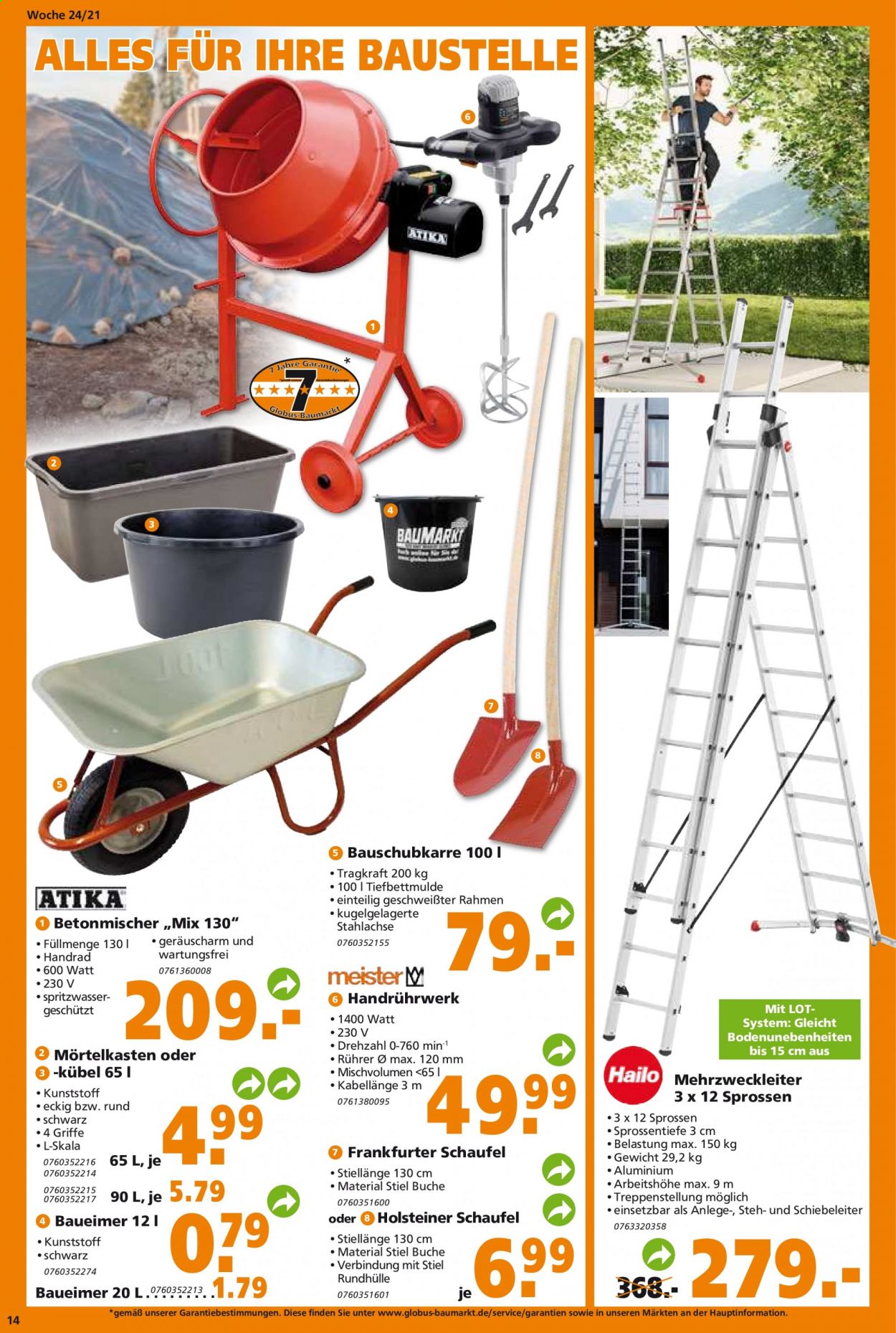 Globus Baumarkt Prospekte  - 14.06.2021 - 19.06.2021. Seite 14