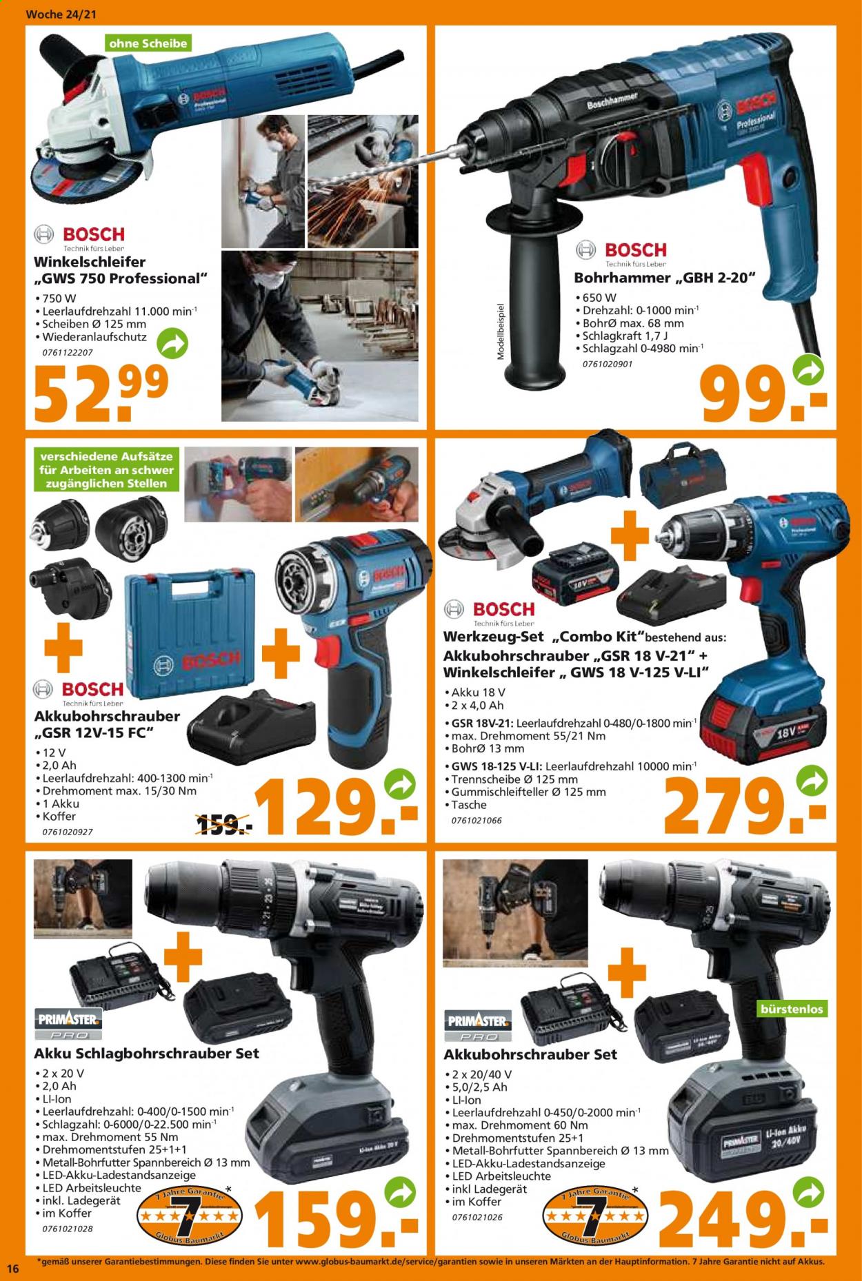 Globus Baumarkt Prospekte  - 14.06.2021 - 19.06.2021. Seite 16