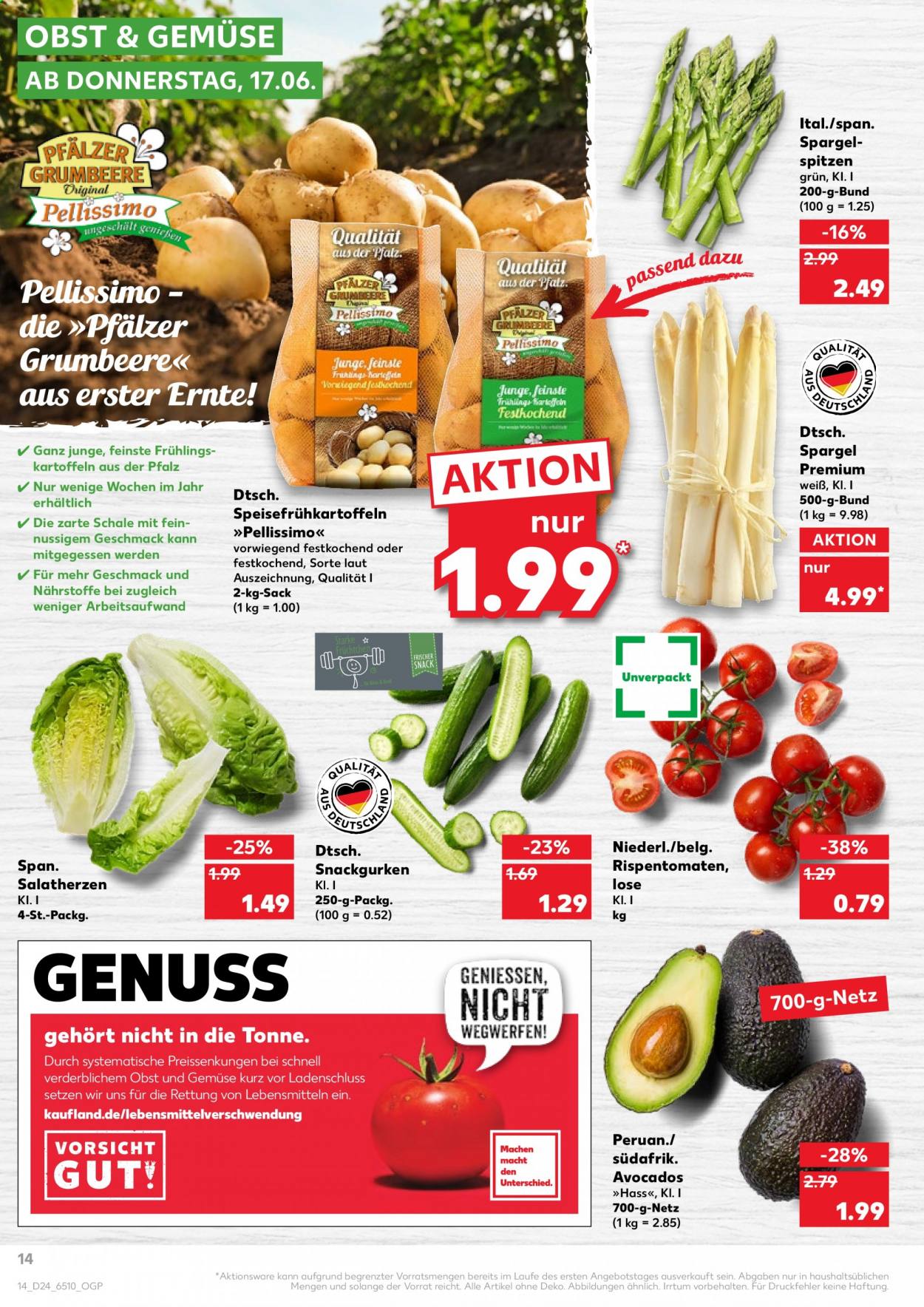 Kaufland Prospekte  - 17.06.2021 - 23.06.2021. Seite 14