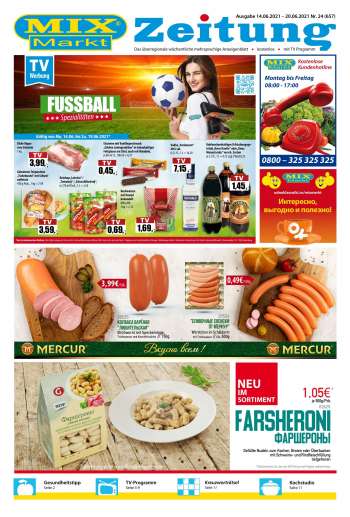 Prospekte Mix Markt - 14.6.2021 - 20.6.2021.