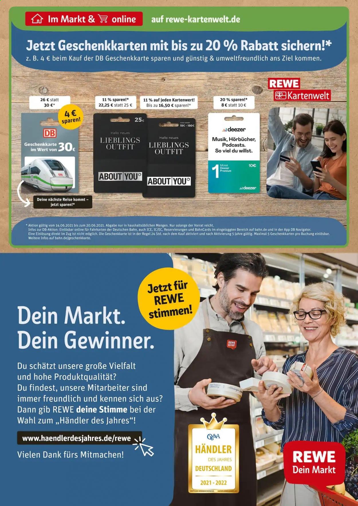 REWE Prospekte  - 14.06.2021 - 19.06.2021. Seite 15