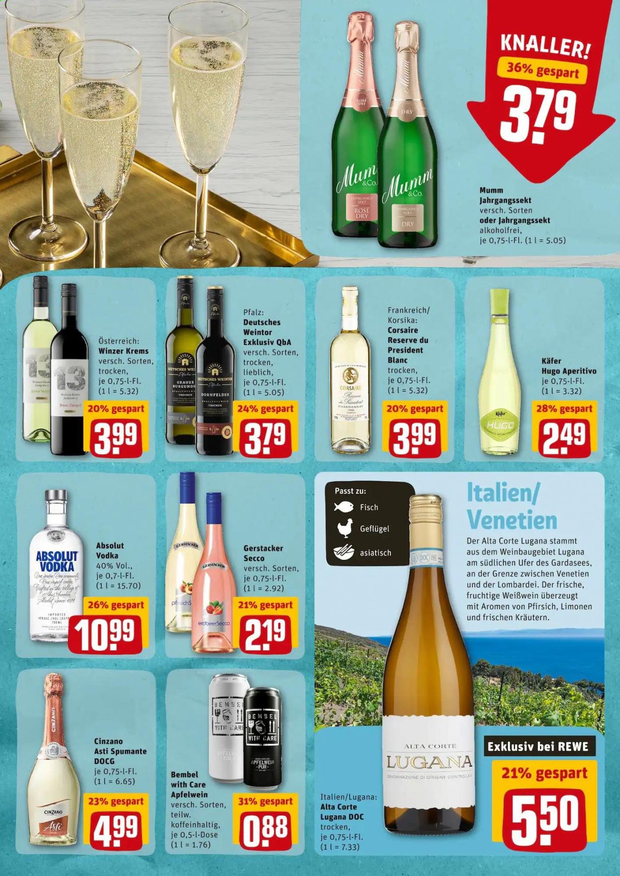 REWE Prospekte  - 14.06.2021 - 19.06.2021. Seite 22
