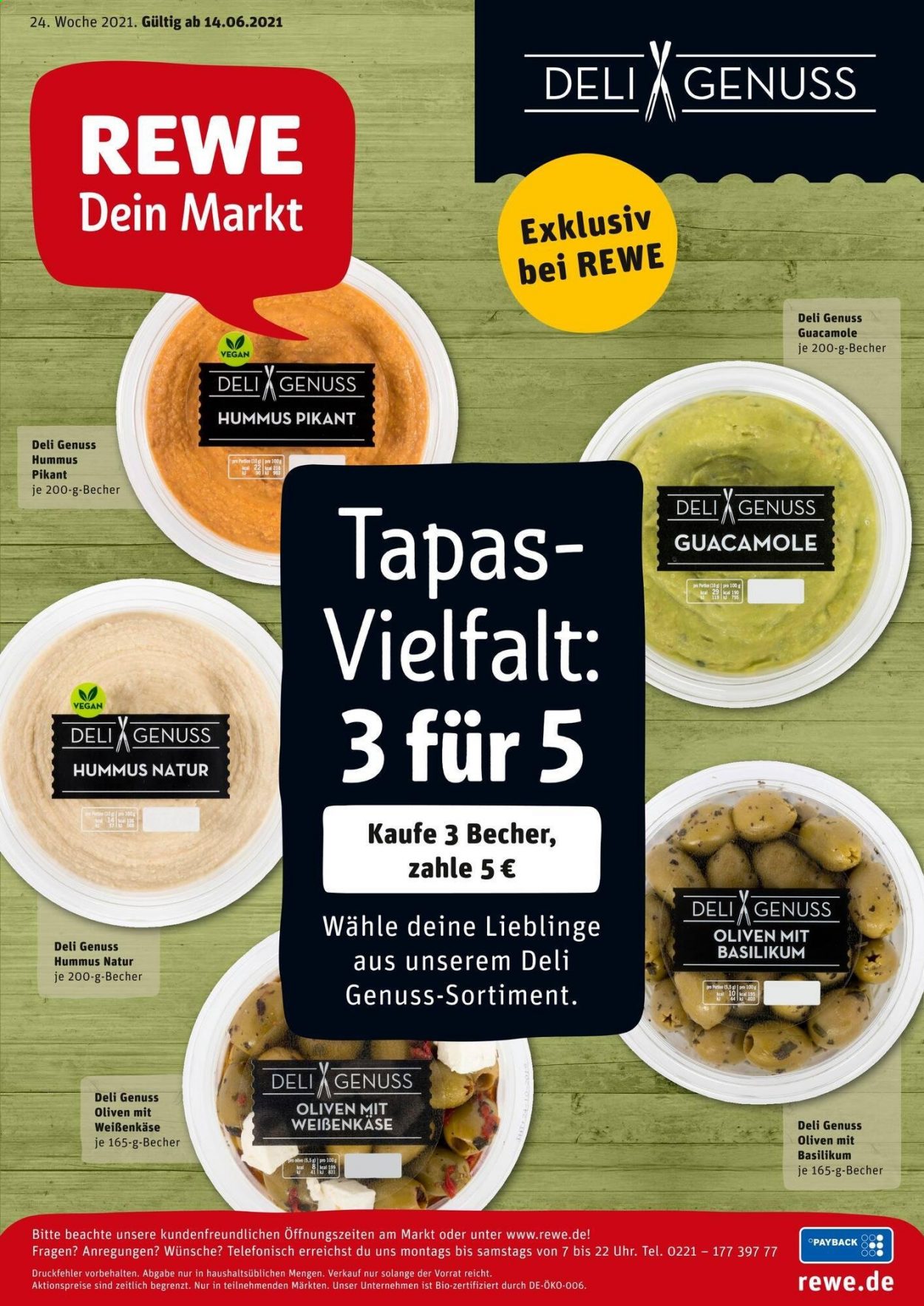 REWE Prospekte  - 14.06.2021 - 19.06.2021. Seite 24