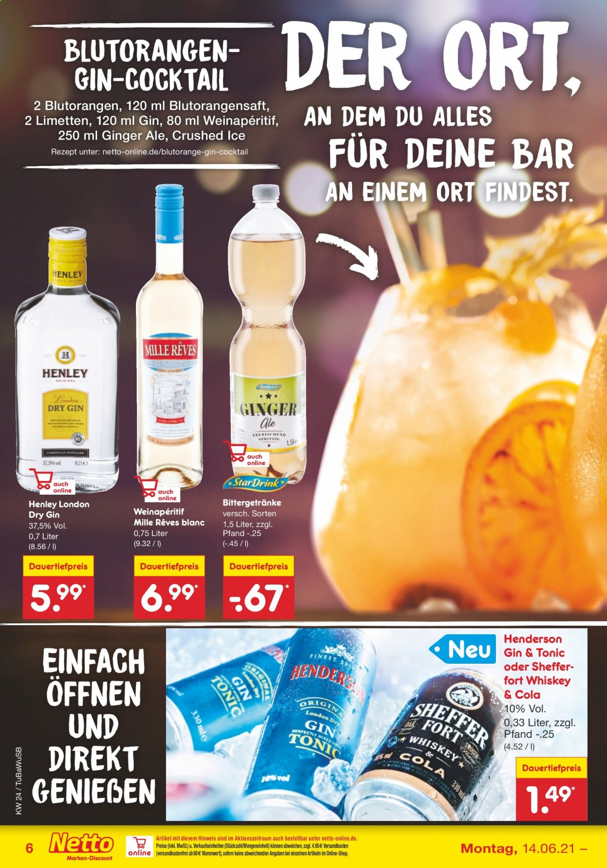 Netto Marken-Discount Prospekte  - 14.06.2021 - 19.06.2021. Seite 6