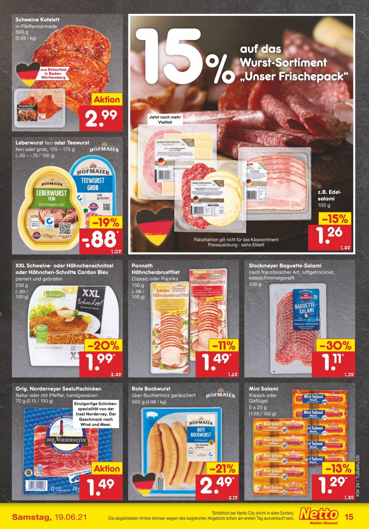 Netto Marken-Discount Prospekte  - 14.06.2021 - 19.06.2021. Seite 15