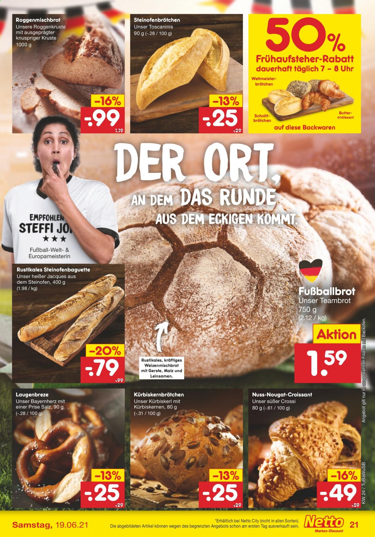 Netto Marken-Discount Prospekte  - 14.06.2021 - 19.06.2021. Seite 21