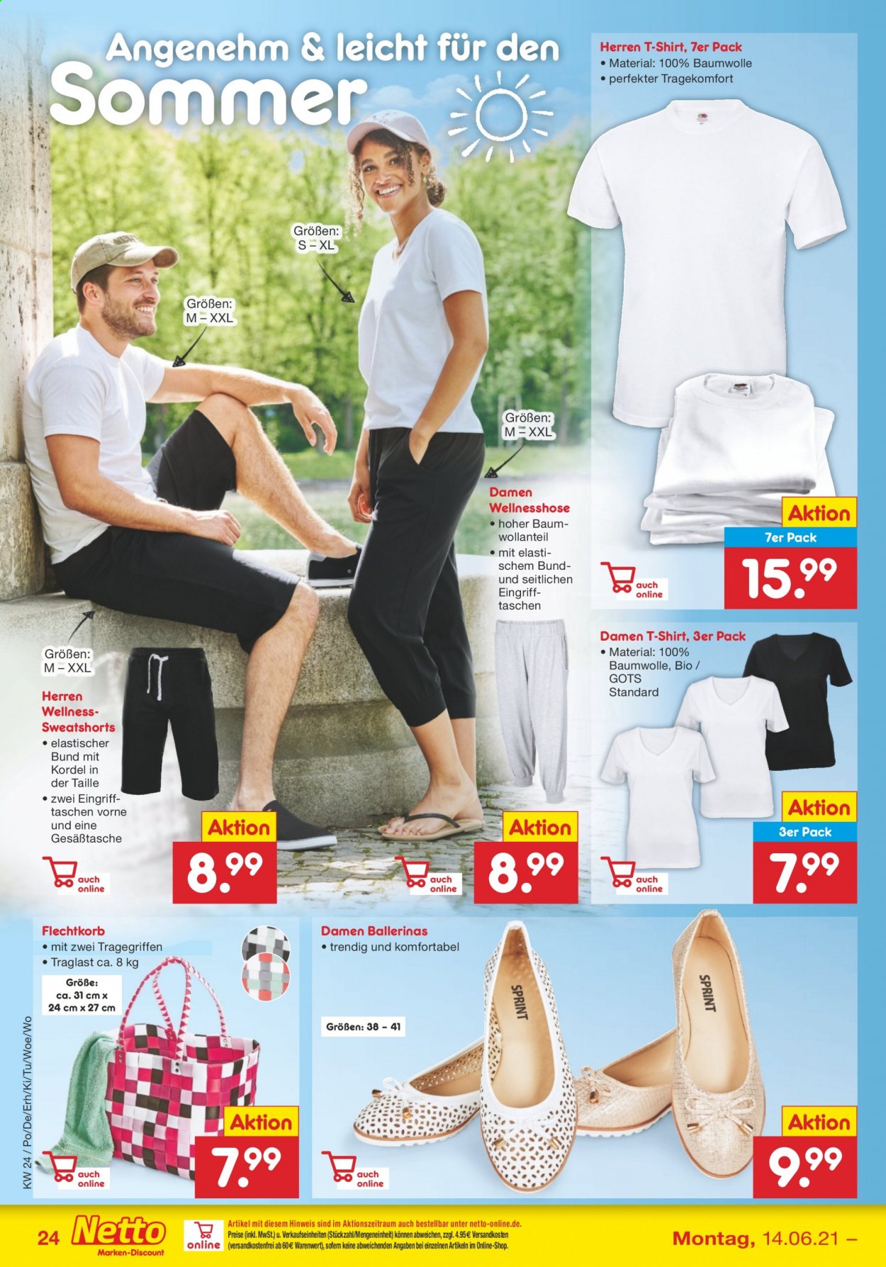 Netto Marken-Discount Prospekte  - 14.06.2021 - 19.06.2021. Seite 24