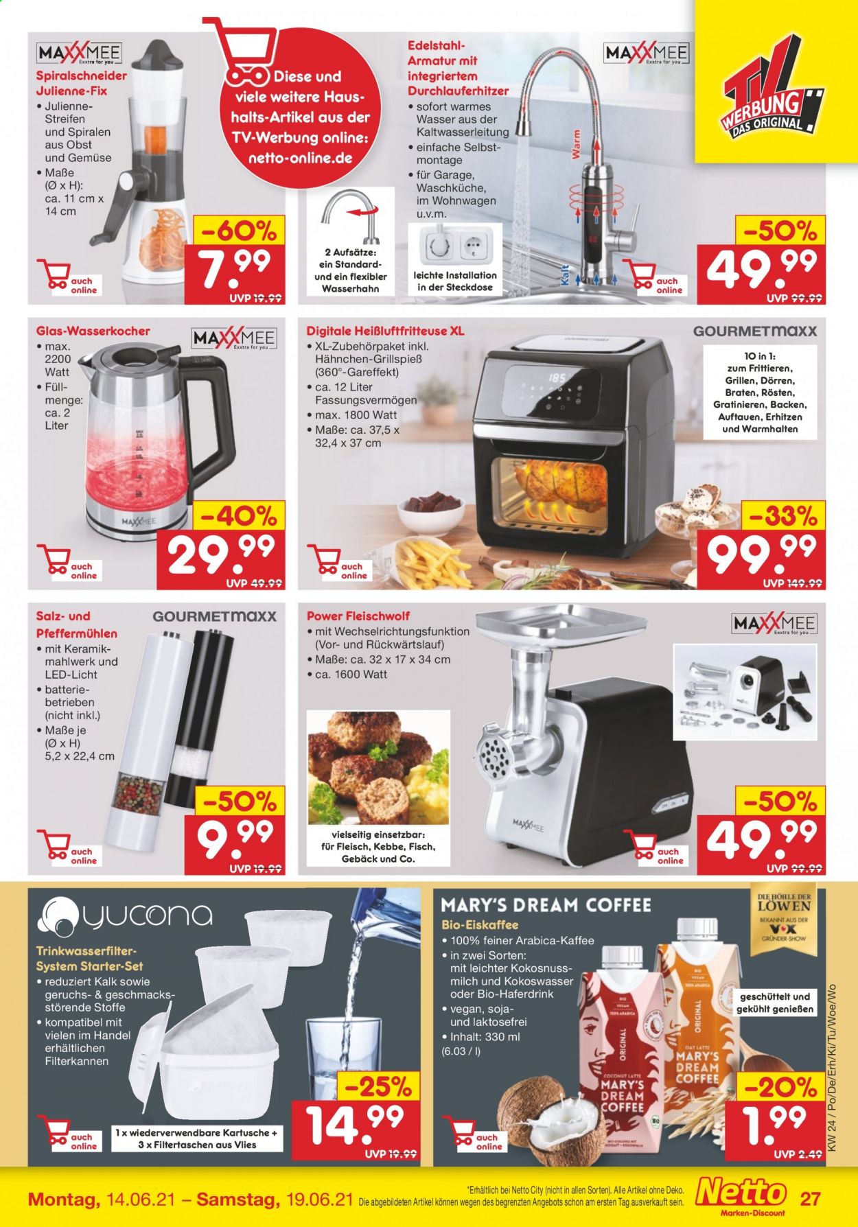 Netto Marken-Discount Prospekte  - 14.06.2021 - 19.06.2021. Seite 27