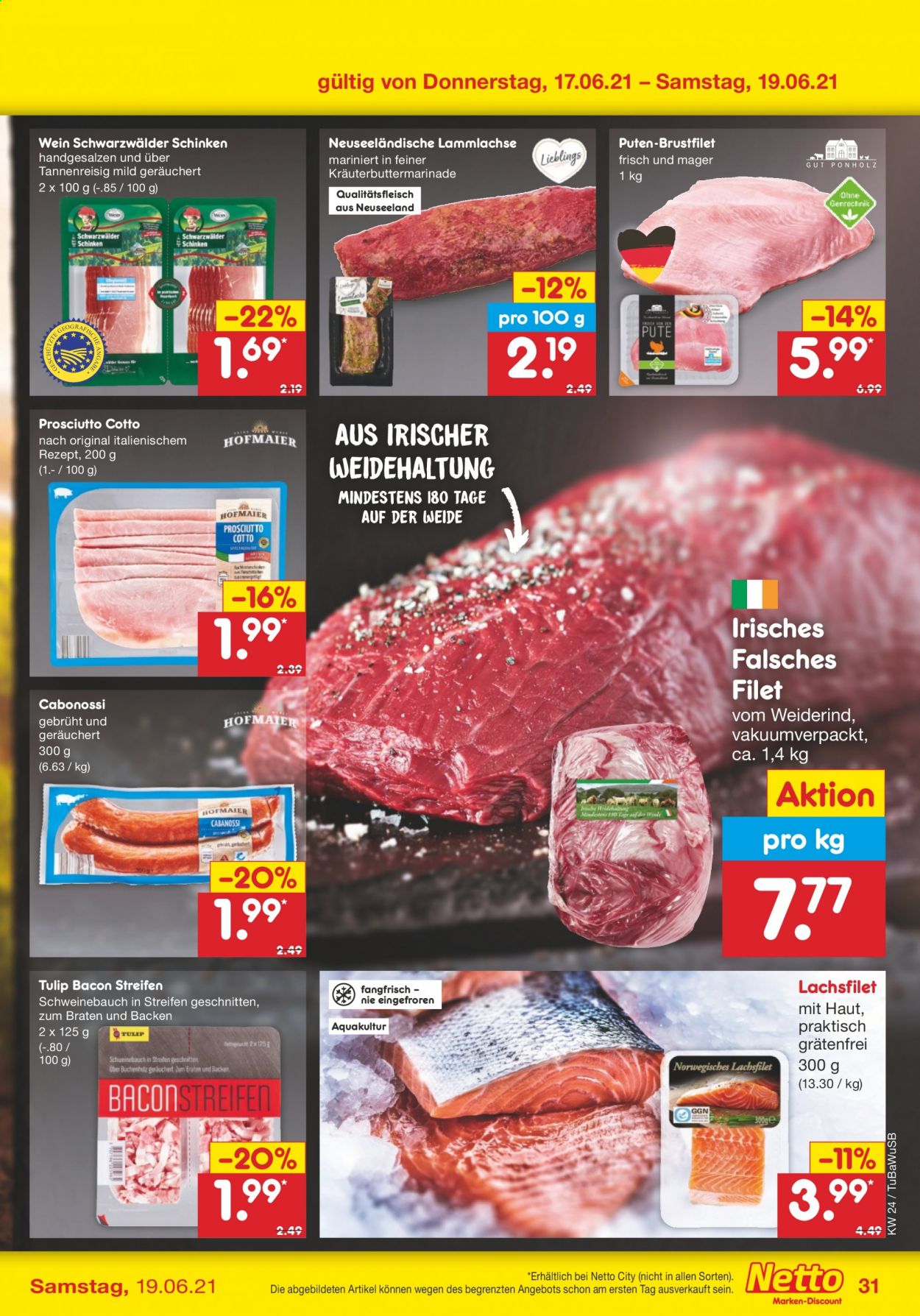 Netto Marken-Discount Prospekte  - 14.06.2021 - 19.06.2021. Seite 31