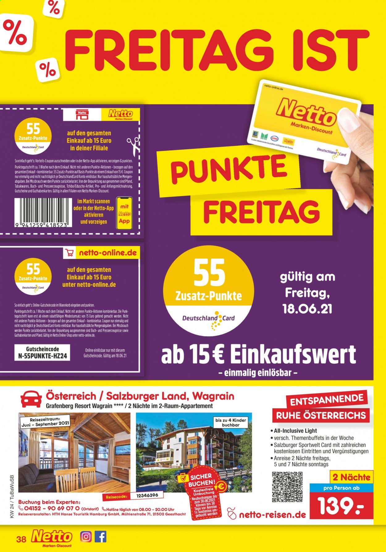 Netto Marken-Discount Prospekte  - 14.06.2021 - 19.06.2021. Seite 38