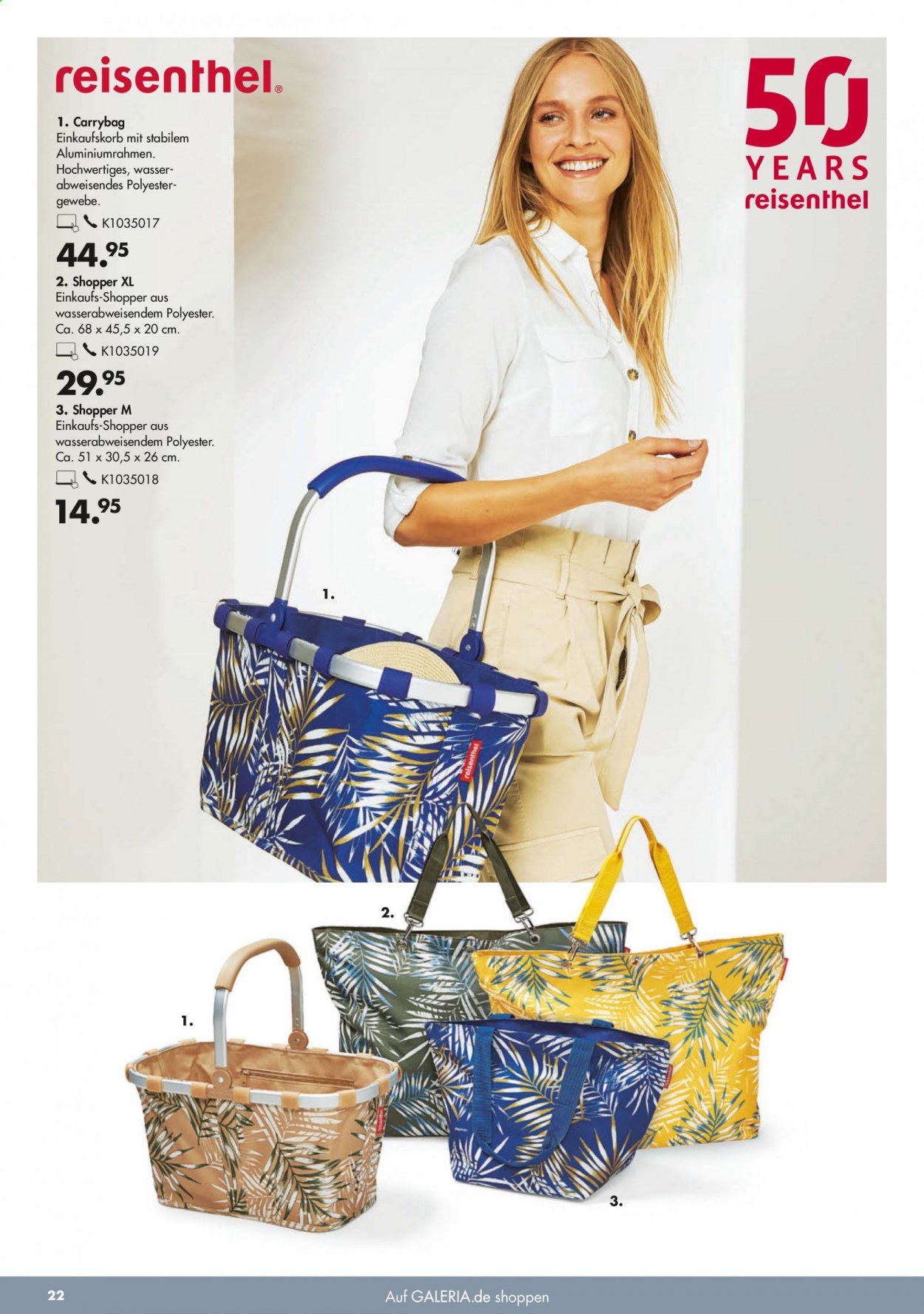 GALERIA Karstadt Kaufhof Prospekte  - 16.06.2021 - 22.06.2021. Seite 22