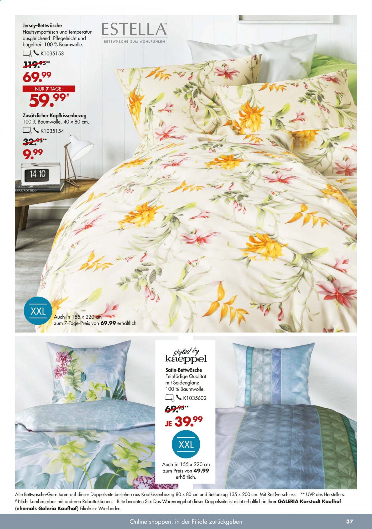 GALERIA Karstadt Kaufhof Prospekte  - 16.06.2021 - 22.06.2021. Seite 37