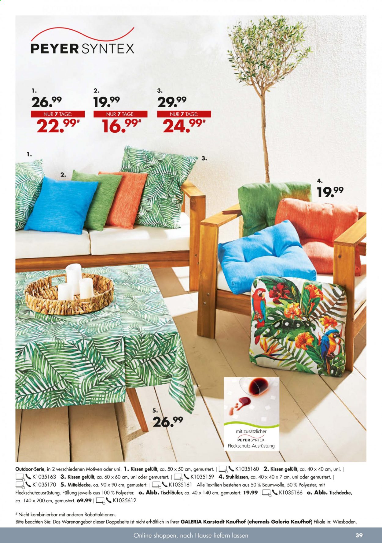 GALERIA Karstadt Kaufhof Prospekte  - 16.06.2021 - 22.06.2021. Seite 39