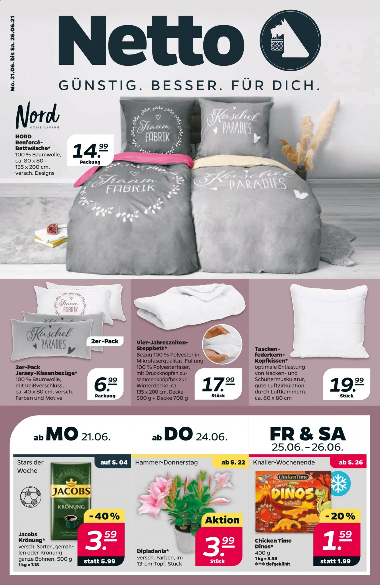 Netto Prospekte  - 21.06.2021 - 26.06.2021. Seite 1
