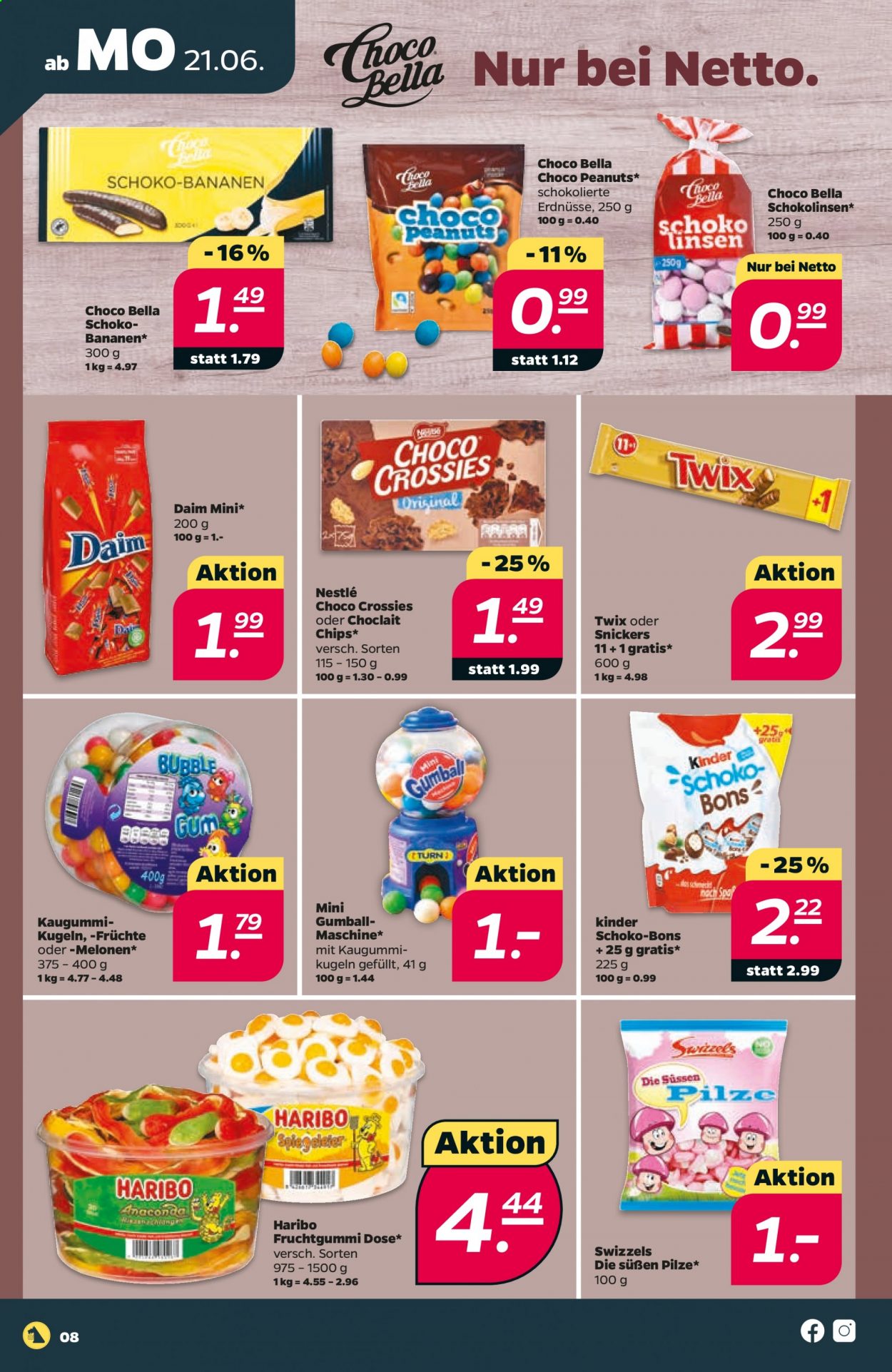 Netto Prospekte  - 21.06.2021 - 26.06.2021. Seite 8