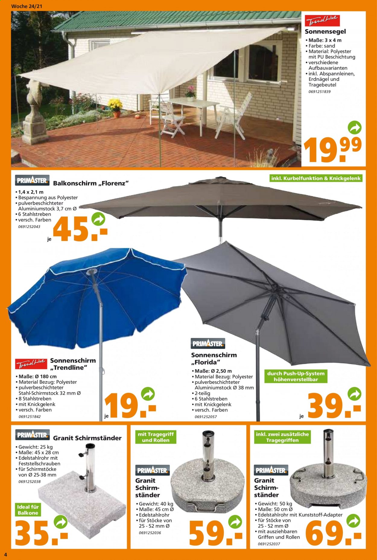 Globus Baumarkt Prospekte  - 15.06.2021 - 22.06.2021. Seite 4