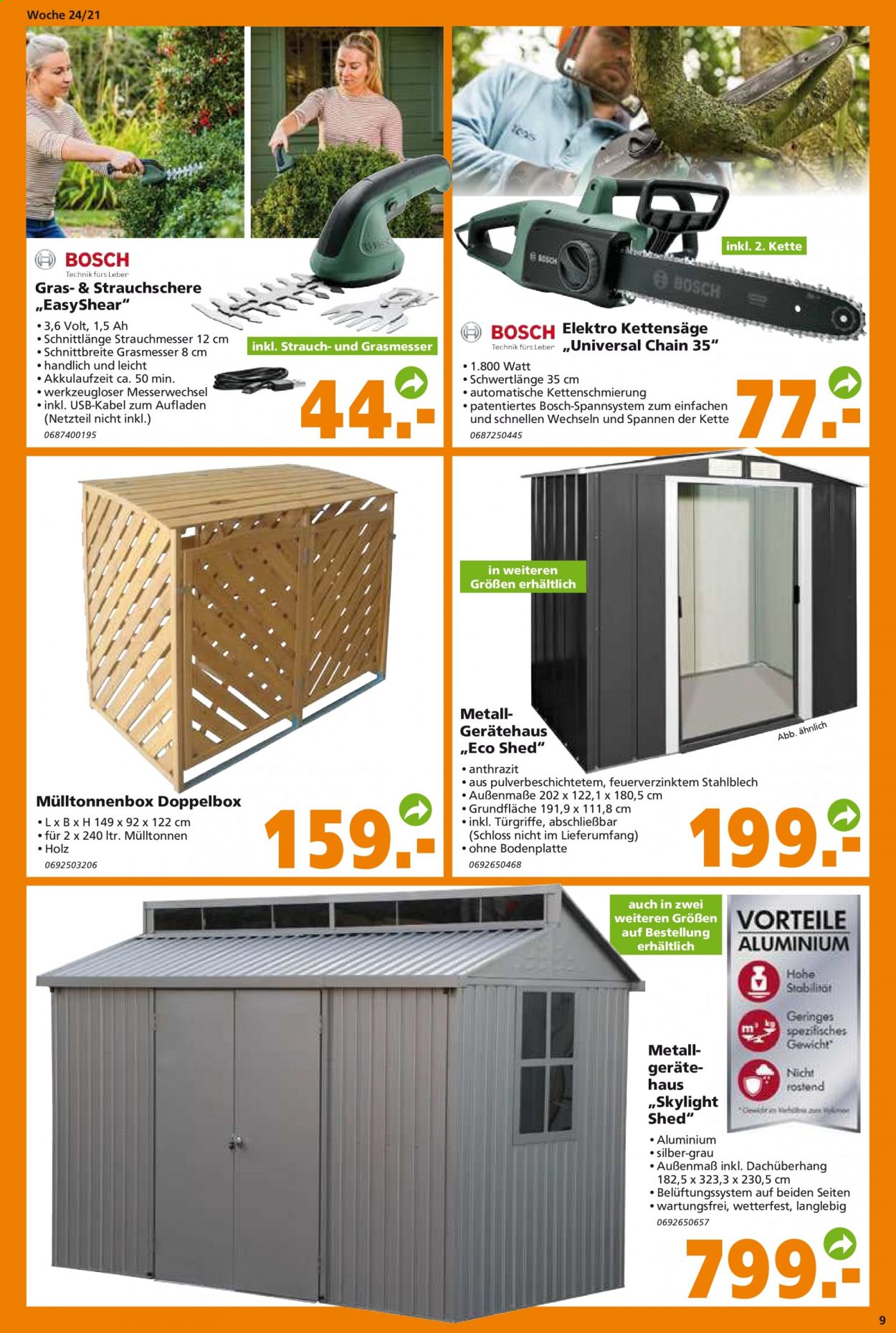 Globus Baumarkt Prospekte  - 15.06.2021 - 22.06.2021. Seite 9