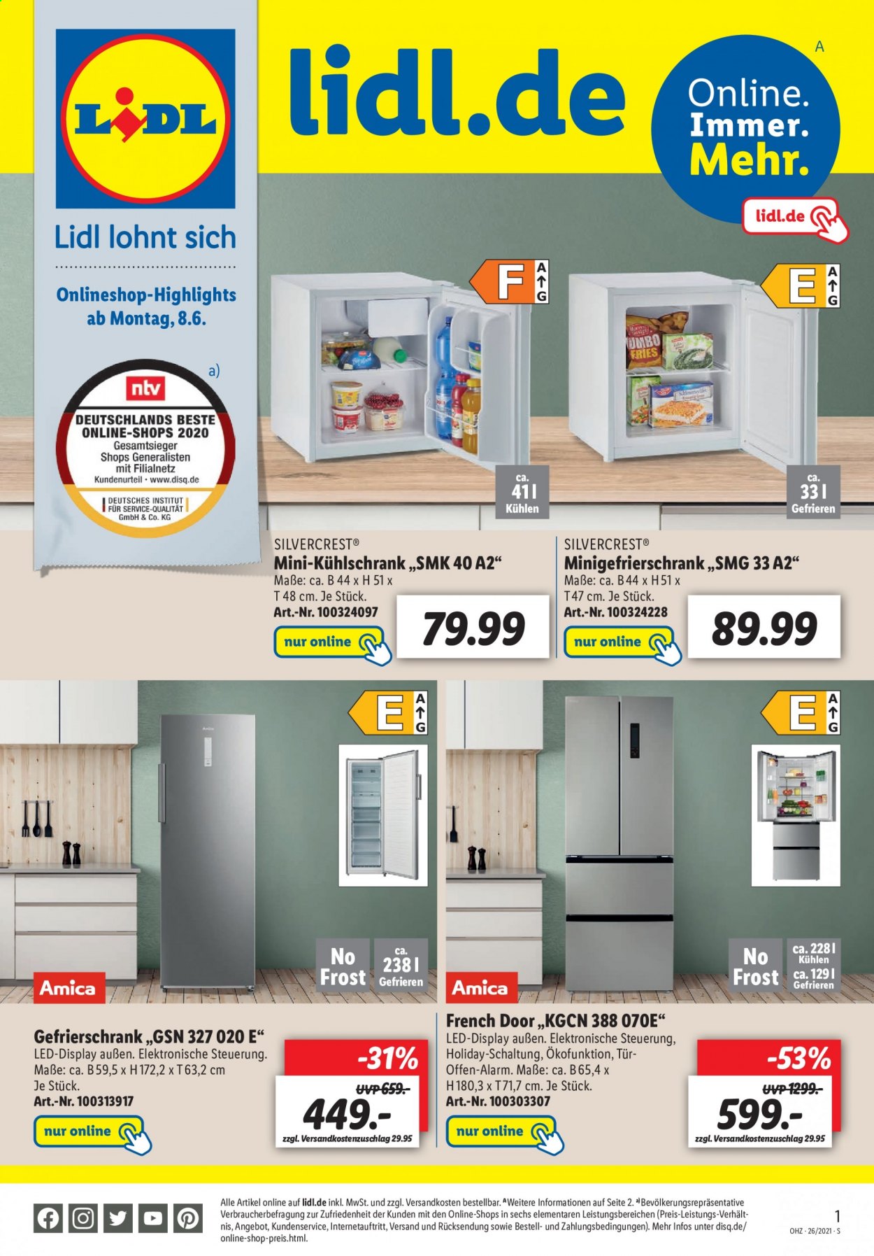 Lidl Prospekte  - 28.06.2021 - 4.07.2021. Seite 1