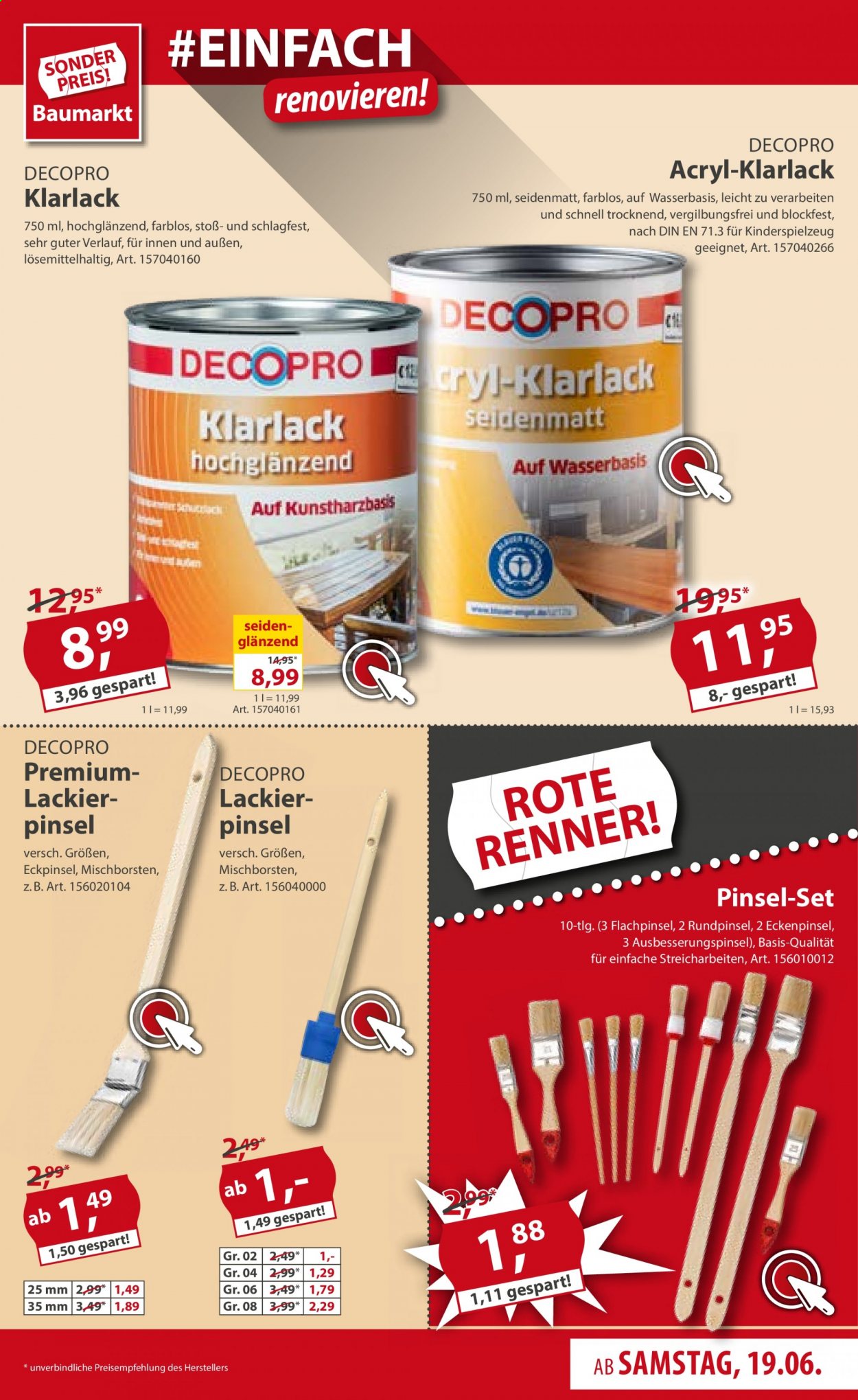 Sonderpreis-Baumarkt Prospekte  - 19.06.2021 - 25.06.2021. Seite 21