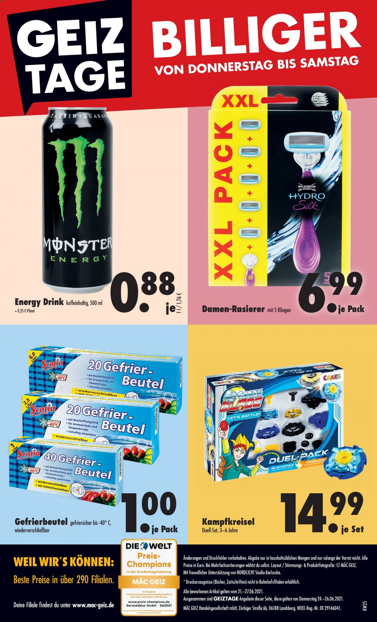Mäc-Geiz Prospekte  - 21.06.2021 - 27.06.2021. Seite 17