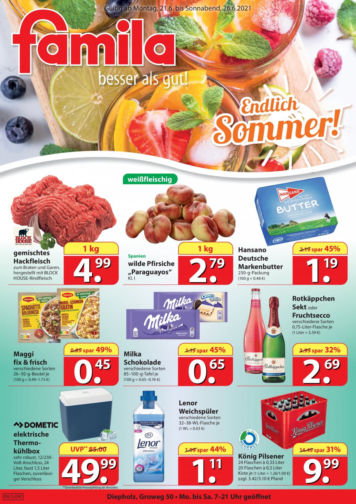 famila Prospekte  - 21.06.2021 - 26.06.2021. Seite 1