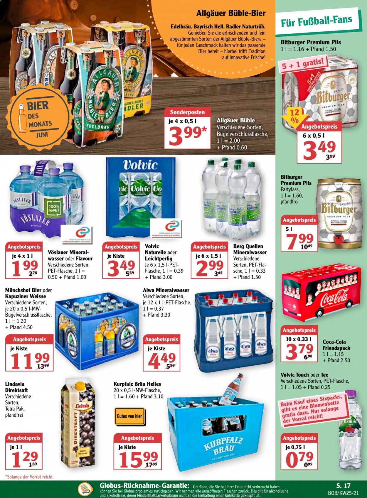 Globus Prospekte  - 21.06.2021 - 26.06.2021. Seite 17