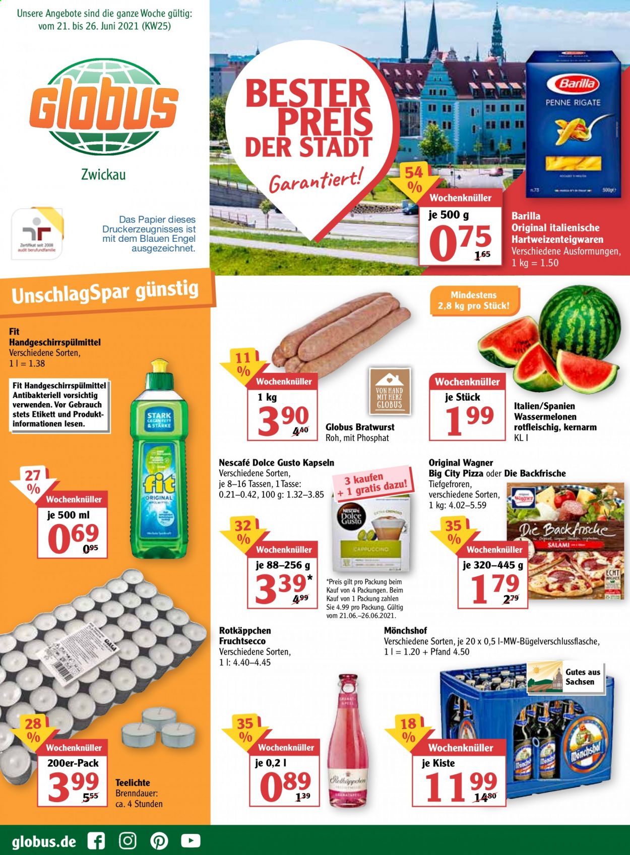Globus Prospekte  - 21.06.2021 - 26.06.2021. Seite 4