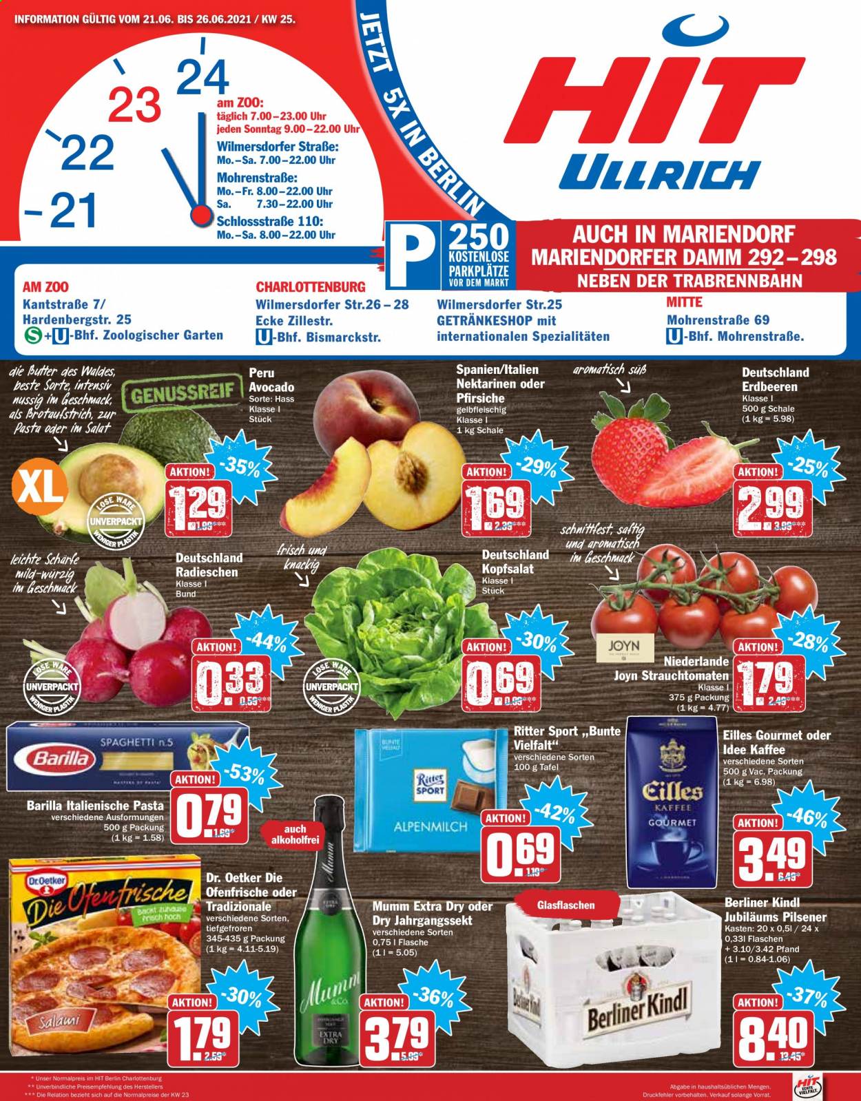 Hit Prospekte  - 21.06.2021 - 26.06.2021. Seite 1
