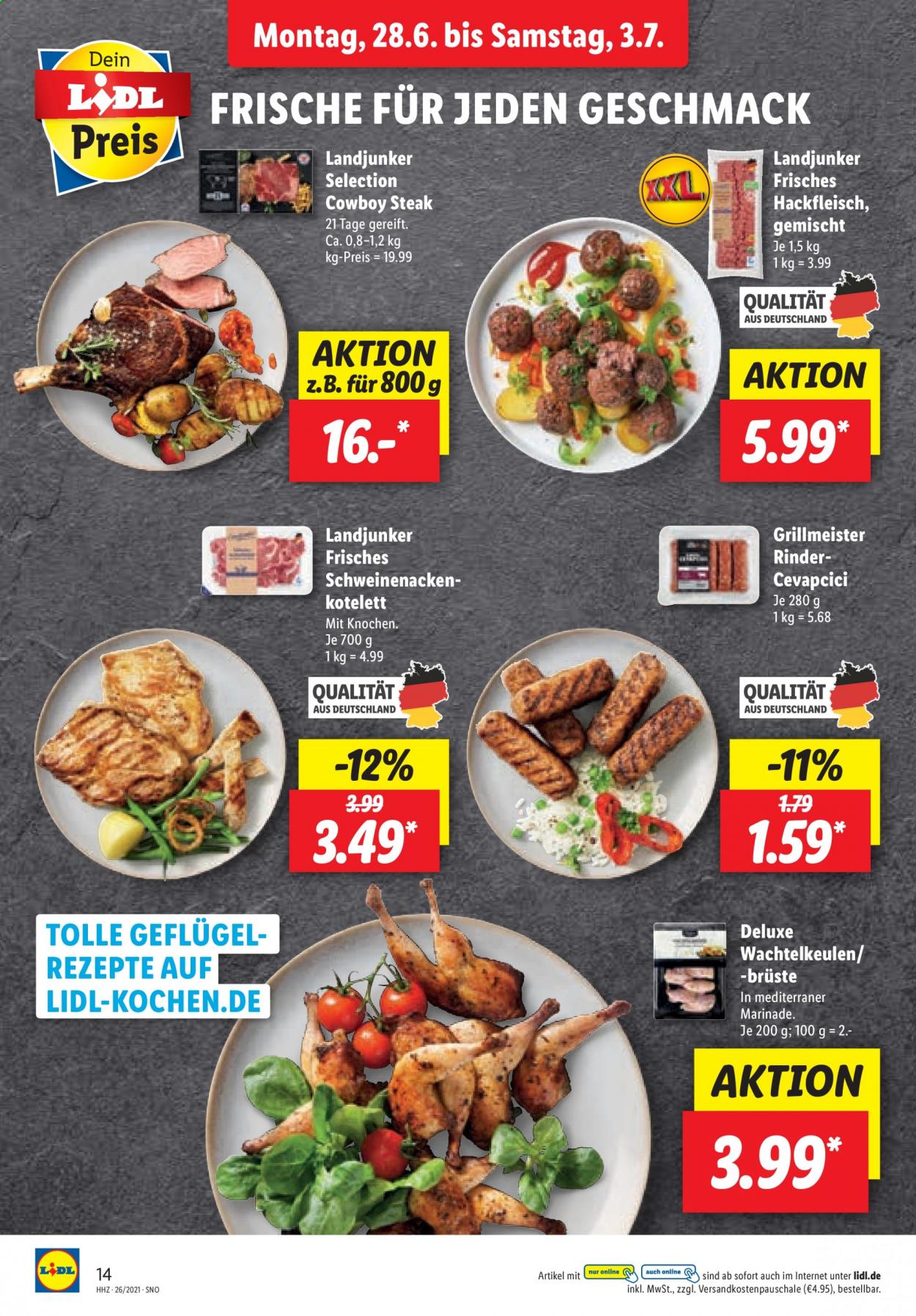 Lidl Prospekte  - 28.06.2021 - 3.07.2021. Seite 14