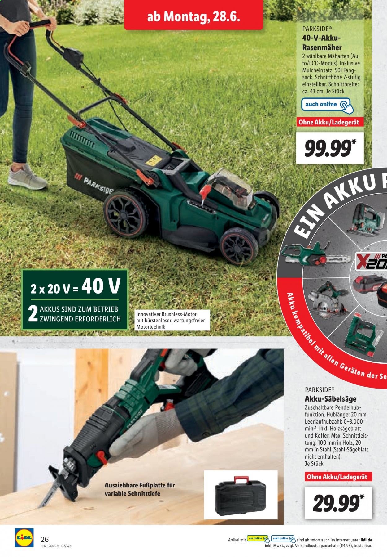 Lidl Prospekte  - 28.06.2021 - 3.07.2021. Seite 26