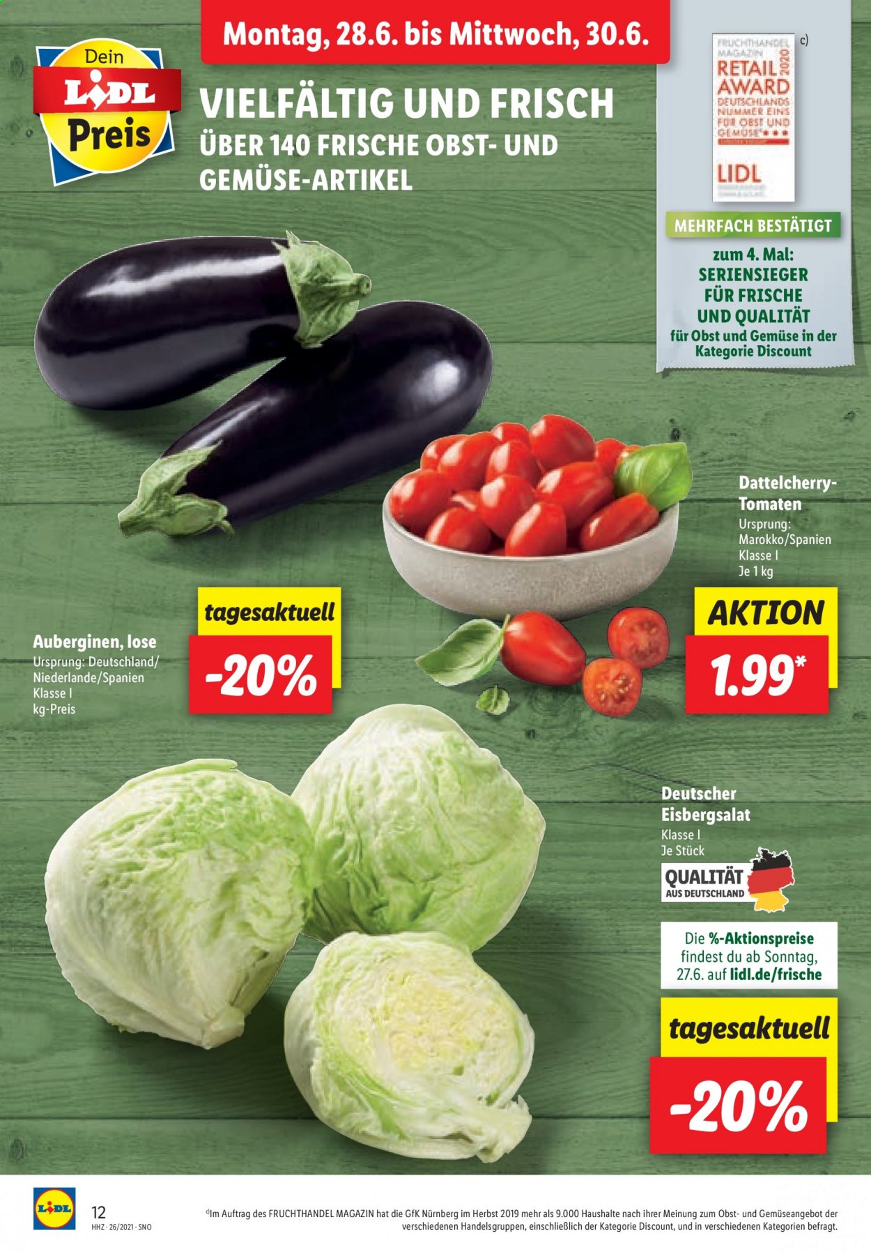 Lidl Prospekte  - 28.06.2021 - 3.07.2021. Seite 12