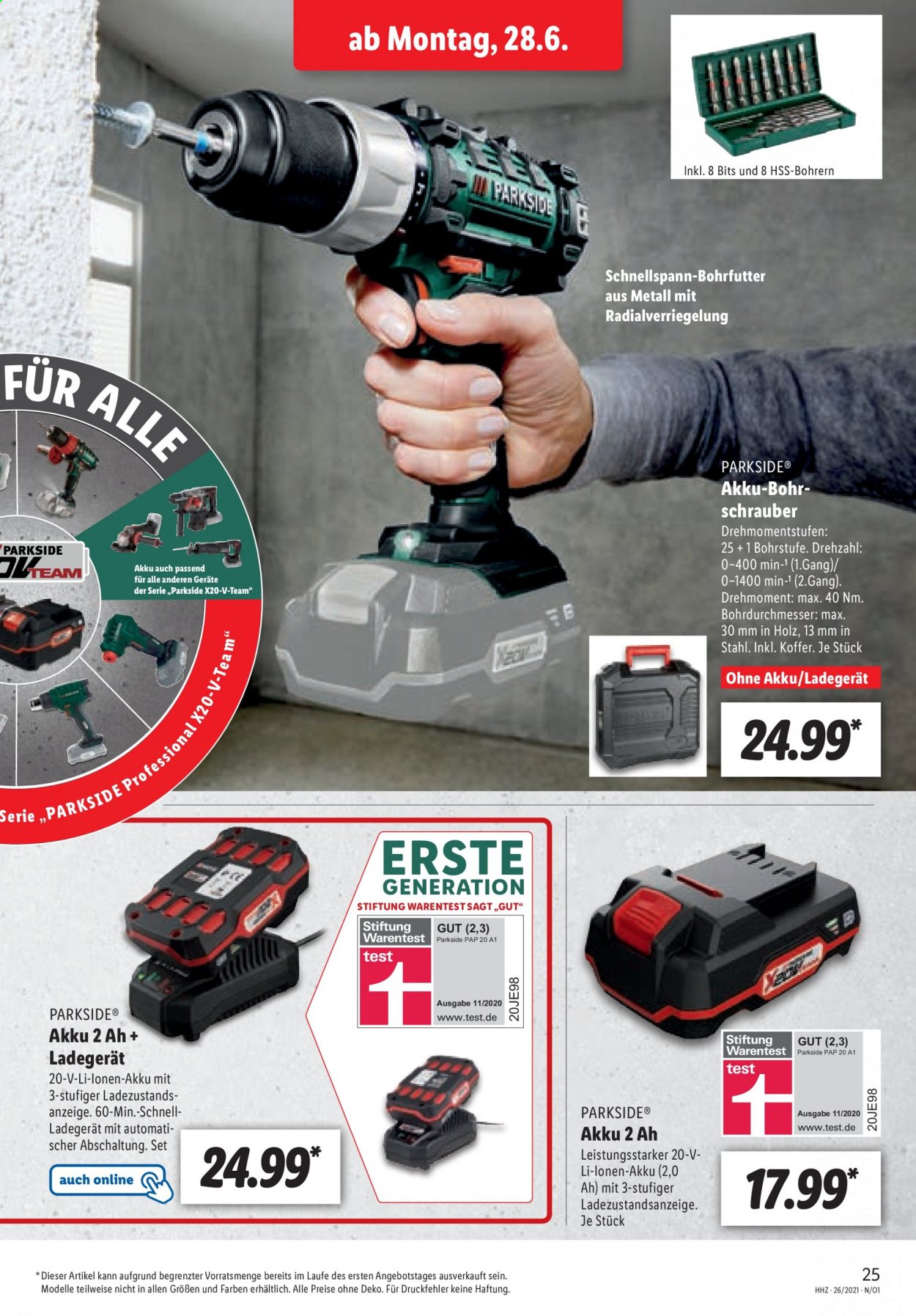 Lidl Prospekte  - 28.06.2021 - 3.07.2021. Seite 25