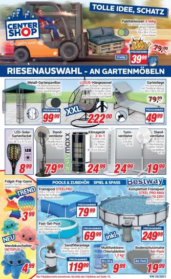 Prospekte CENTERSHOP - 21.6.2021 - 26.6.2021.