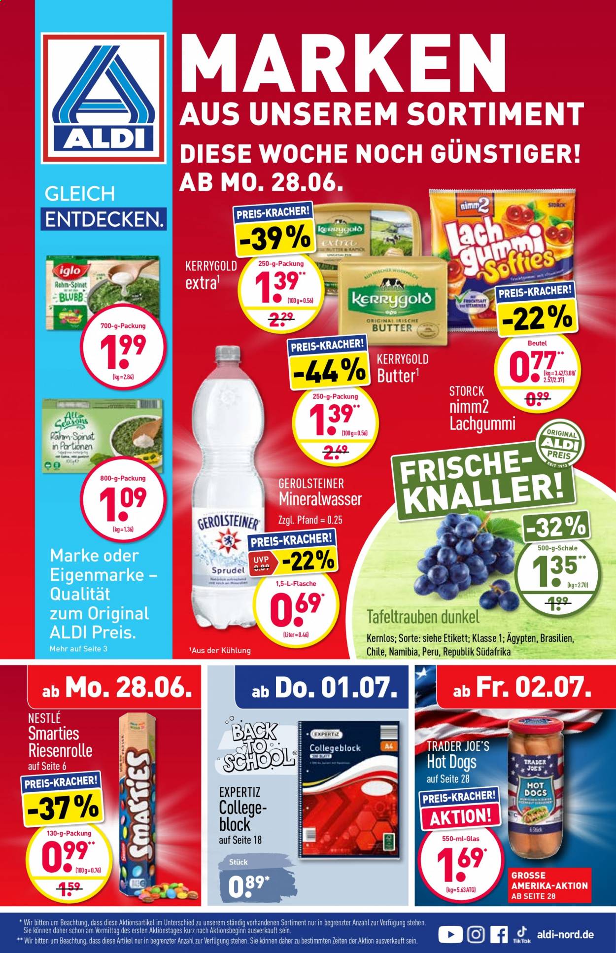 ALDI Nord Prospekte  - 28.06.2021 - 3.07.2021. Seite 1