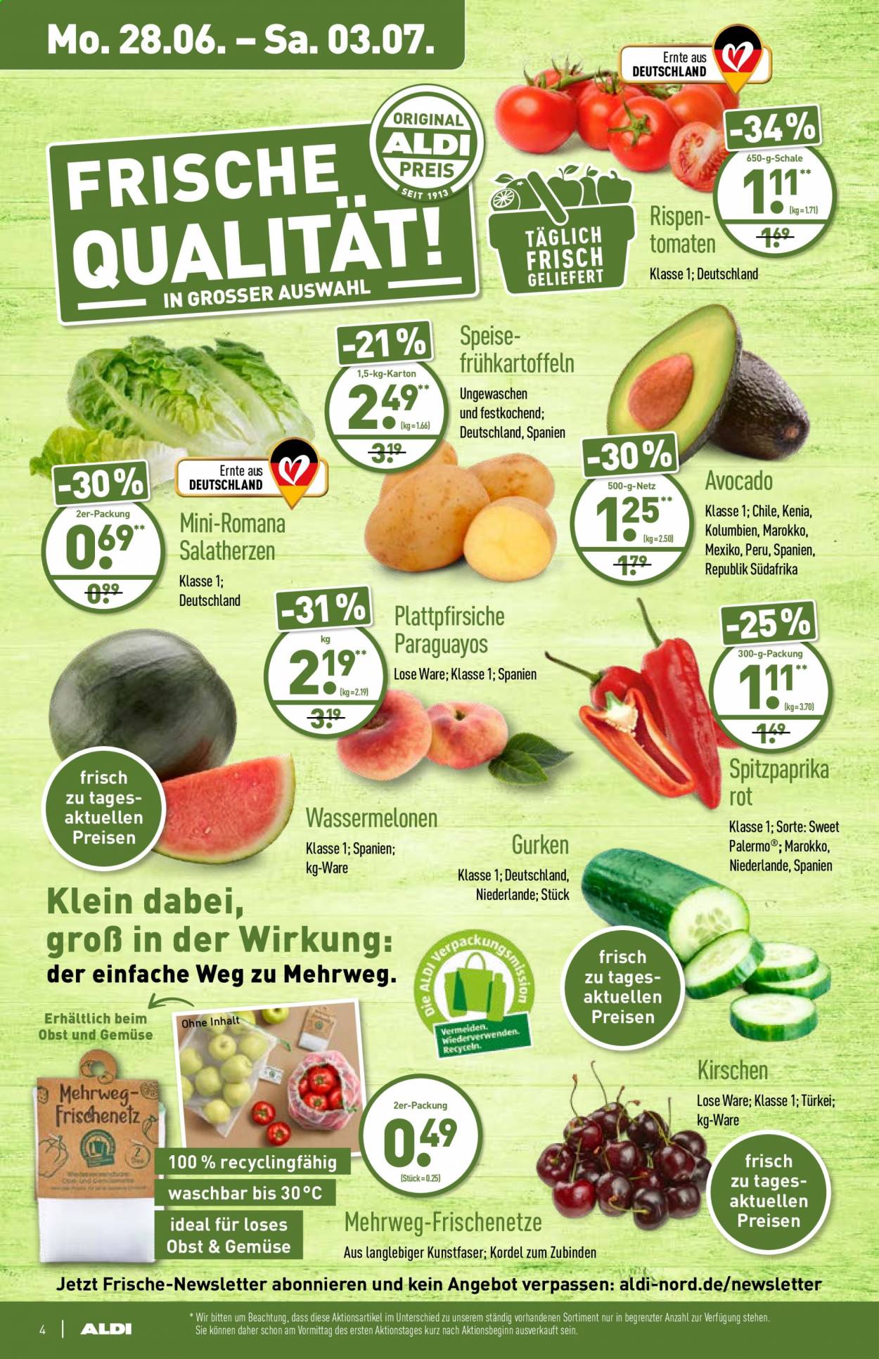 ALDI Nord Prospekte  - 28.06.2021 - 3.07.2021. Seite 4