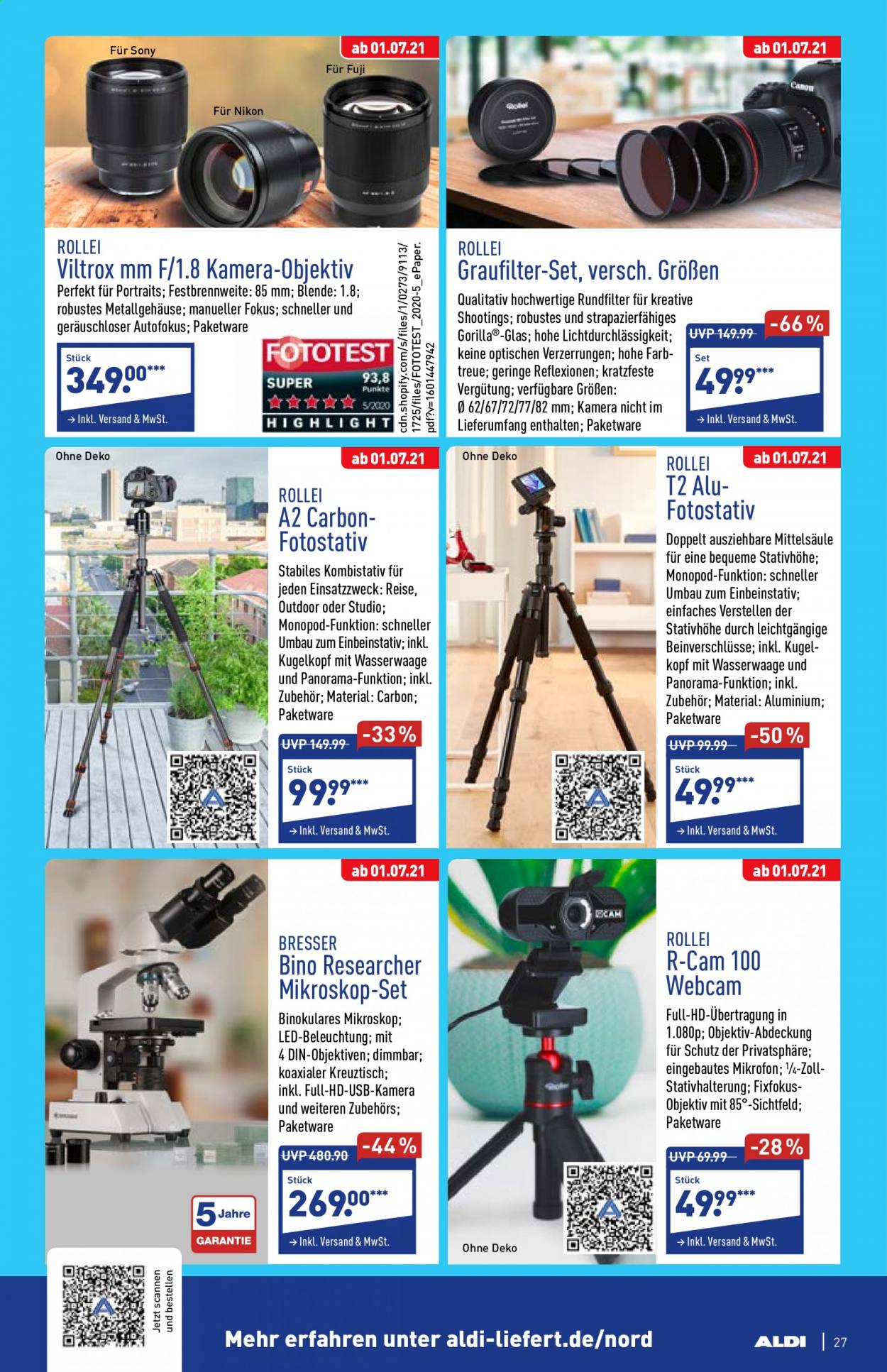 ALDI Nord Prospekte  - 28.06.2021 - 3.07.2021. Seite 27