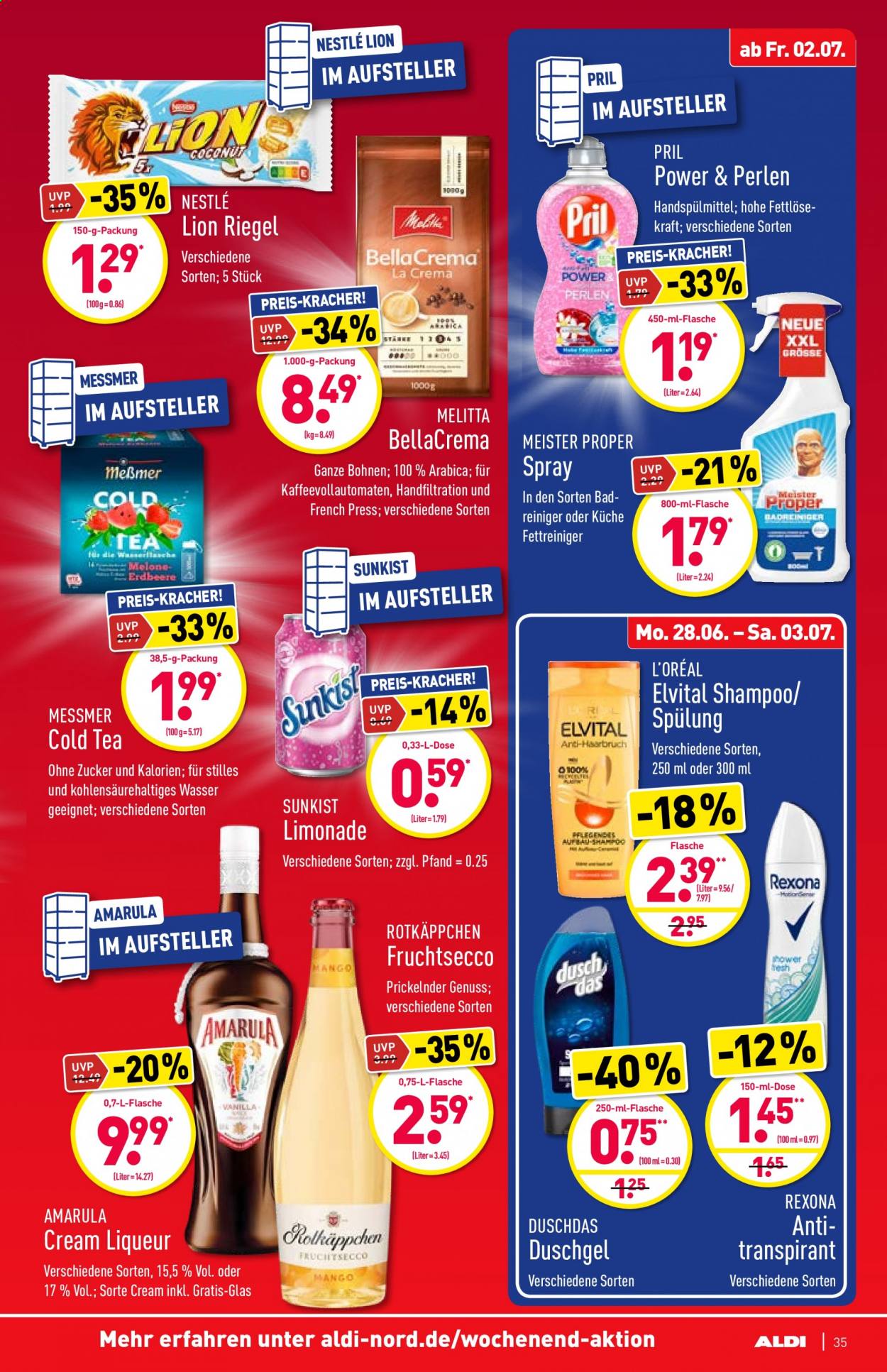 ALDI Nord Prospekte  - 28.06.2021 - 3.07.2021. Seite 35