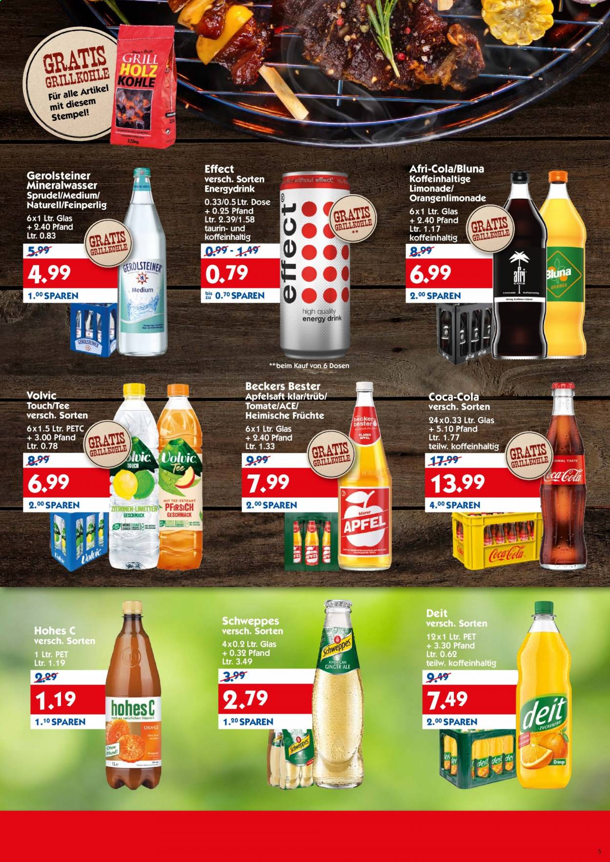 Hol'ab! Getränkemarkt Prospekte  - 21.06.2021 - 26.06.2021. Seite 5