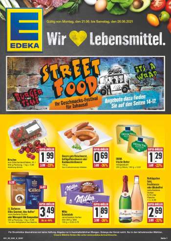Prospekte Edeka - 21.6.2021 - 26.6.2021.